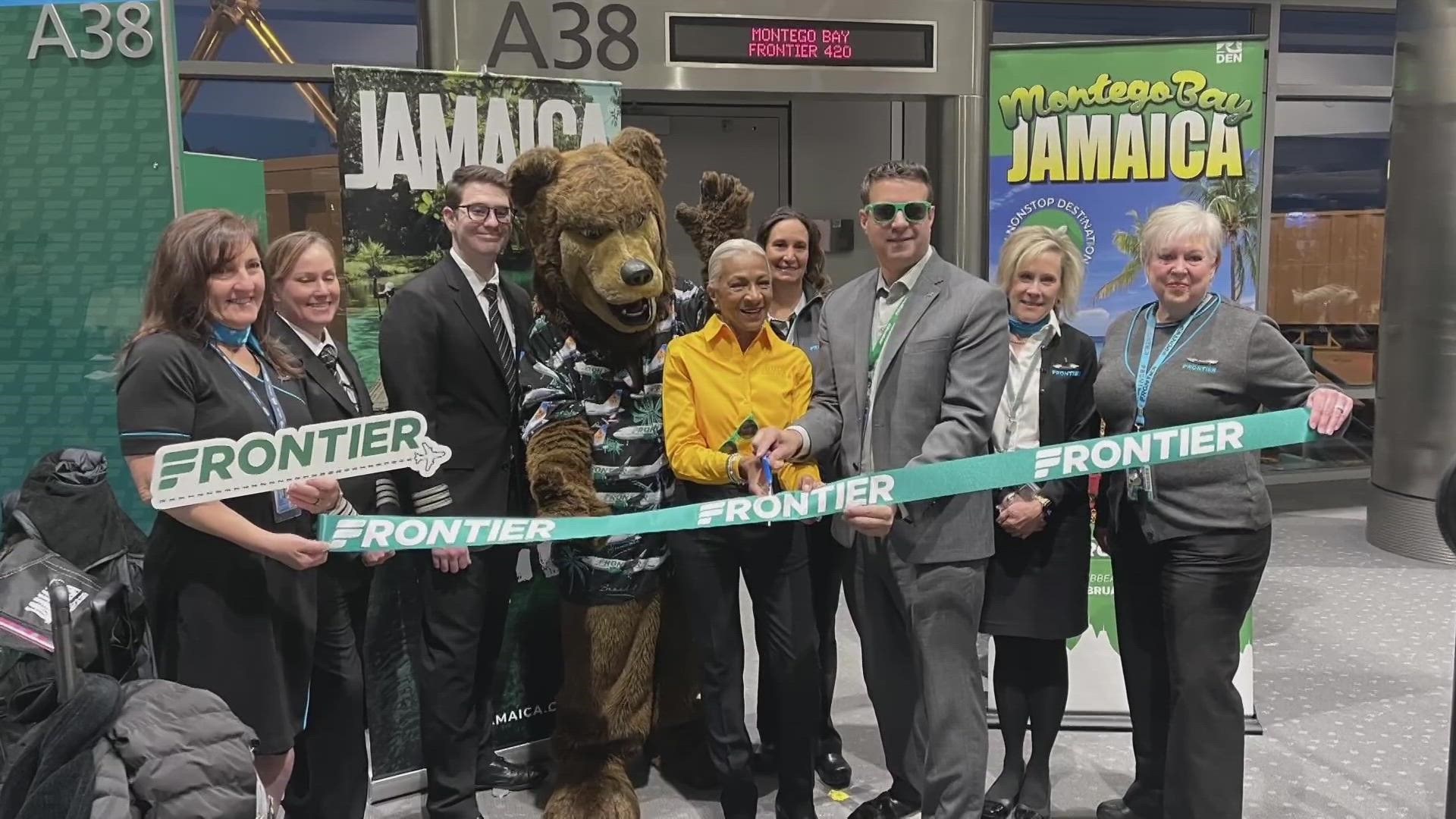Frontier Airlines will serve 67 nonstop destinations from Denver's airport.