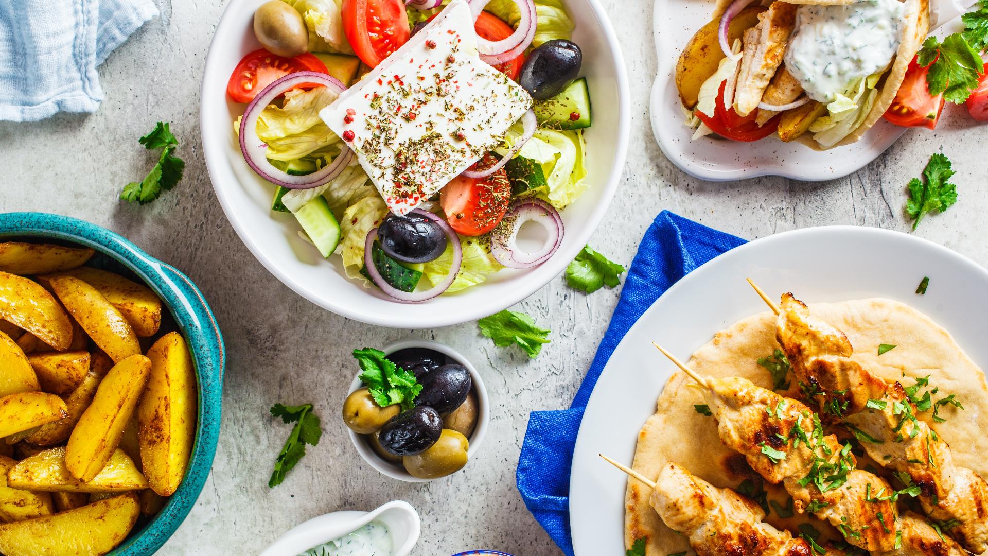 The festival features traditional Greek foods such as a gyros sandwich, souvlaki, pastistio, dolmathes, keftedes, and spanakoptia, as well as desserts. 