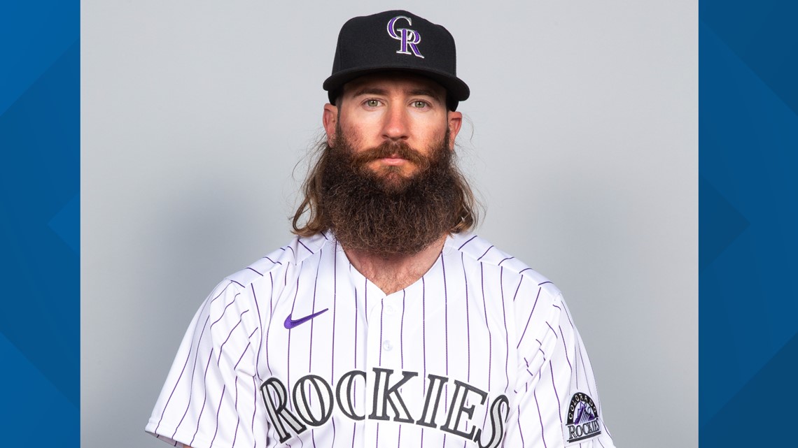 Colorado Rockies CF Charlie Blackmon, his beard, and his mullet