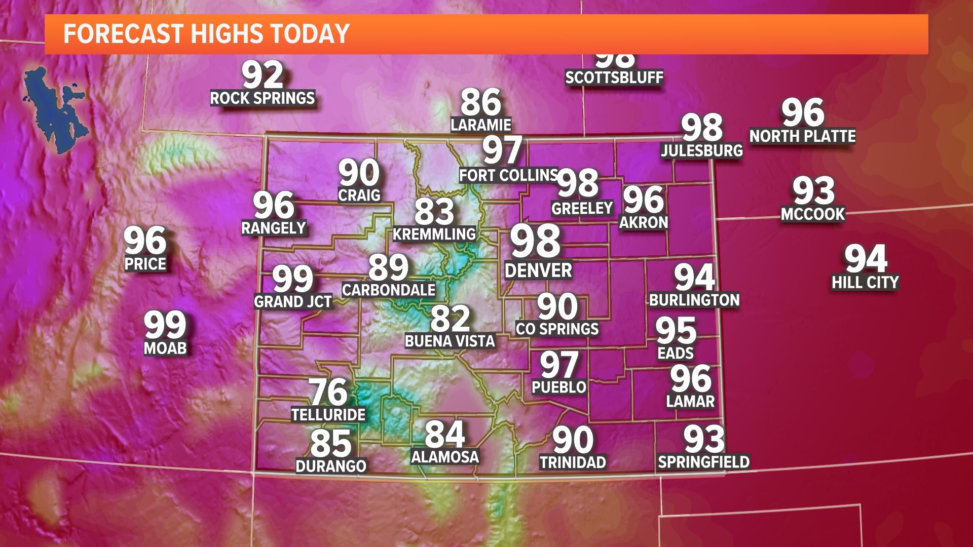 Extreme heat continues