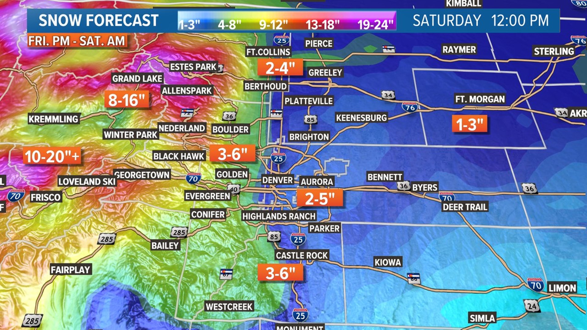 New Year's Snowstorm Could Drop Up To 6" Of Snow In Denver | 9news.com