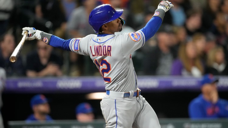 Lindor, Nimmo lead offense as Scherzer pitches Mets past Rockies 5-2