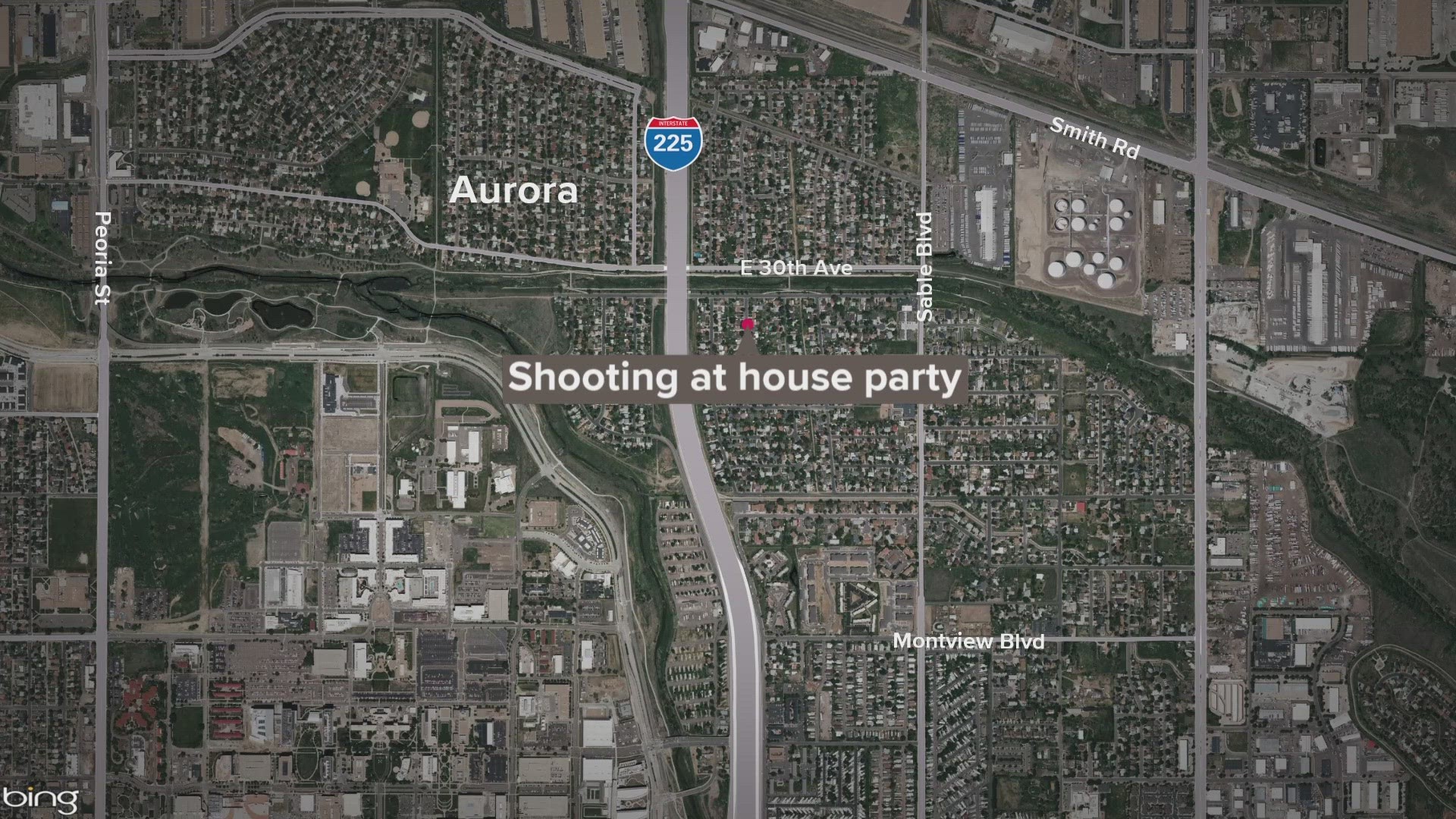 Aurora Police said four people were detained in connection to the shooting at a house party in the 2700 block of Abilene Street that injured a teen.