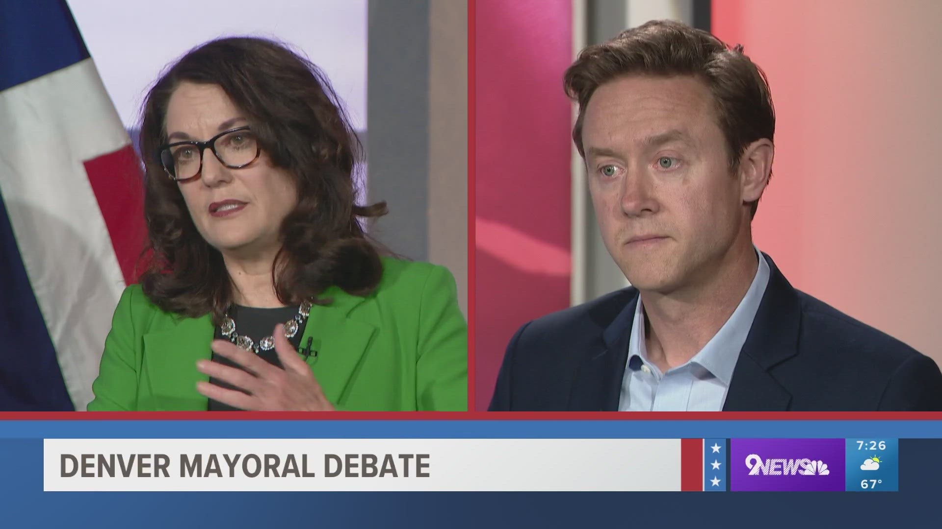 Debate moderator Anusha Roy recaps highlights from 9NEWS' final mayoral debate between Kelly Brough and Mike Johnston ahead of Election Day on June 6.