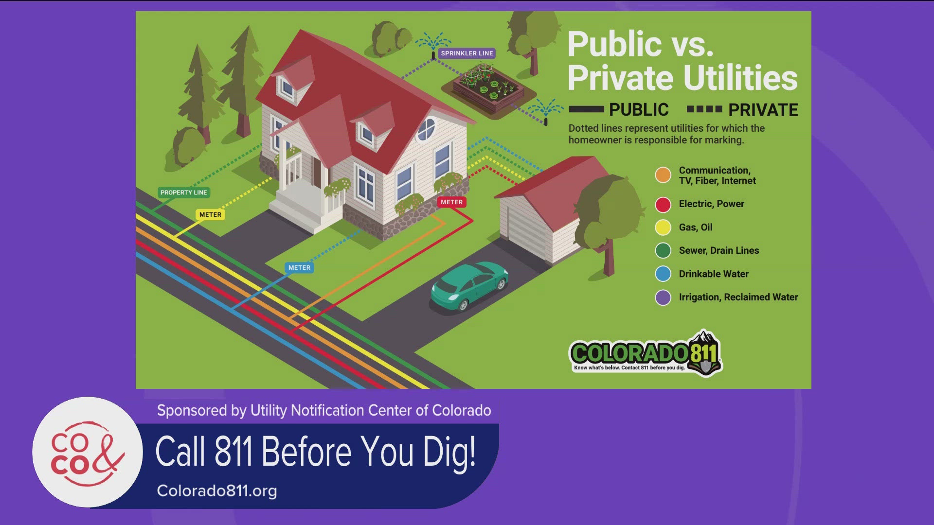 Dial 811 or visit Colorado811.org before you start your next outdoor project. **PAID CONTENT**