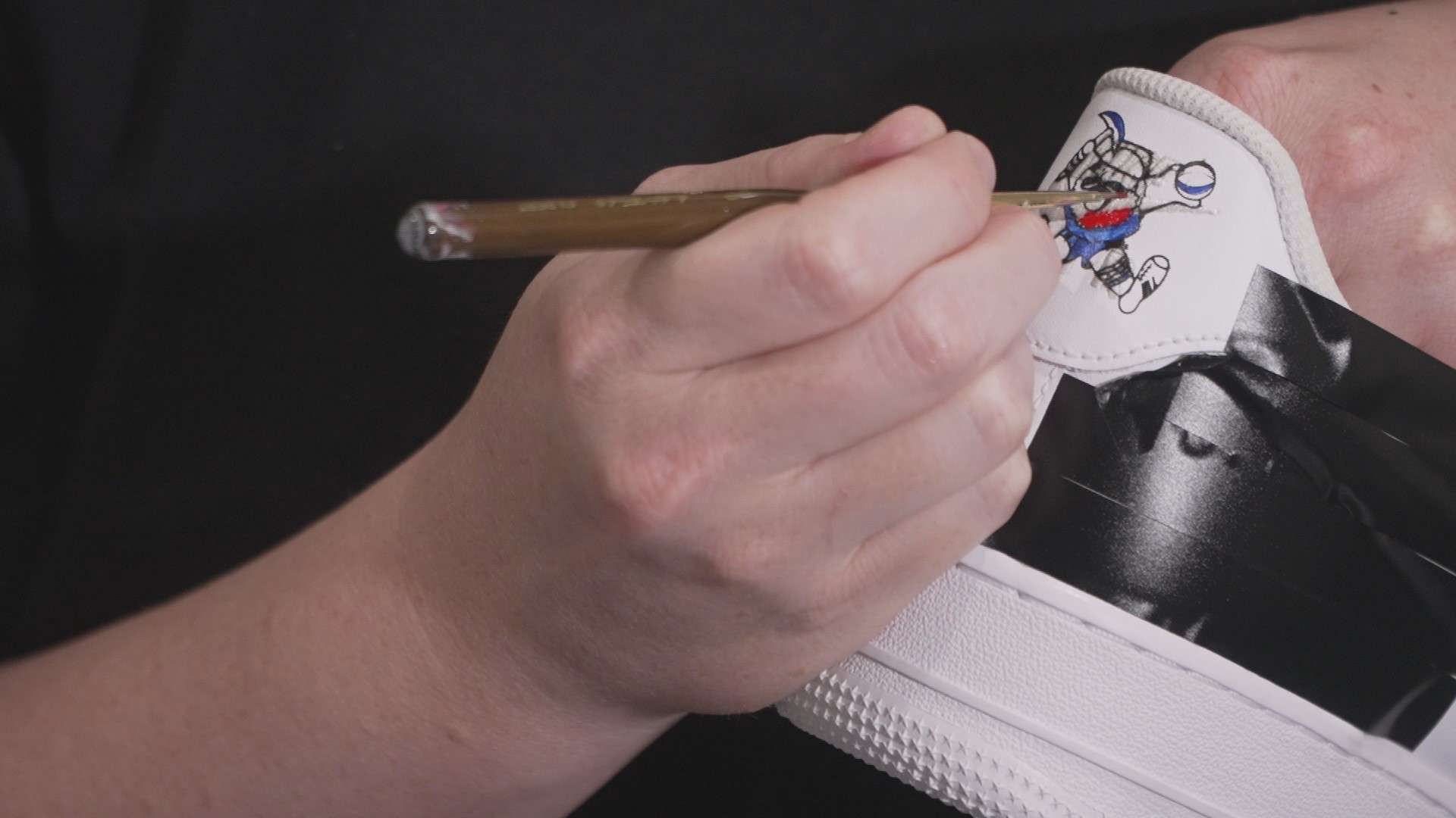 Colorado Artist Paints Custom Shoes For Denver Nuggets Fans | 9news.com