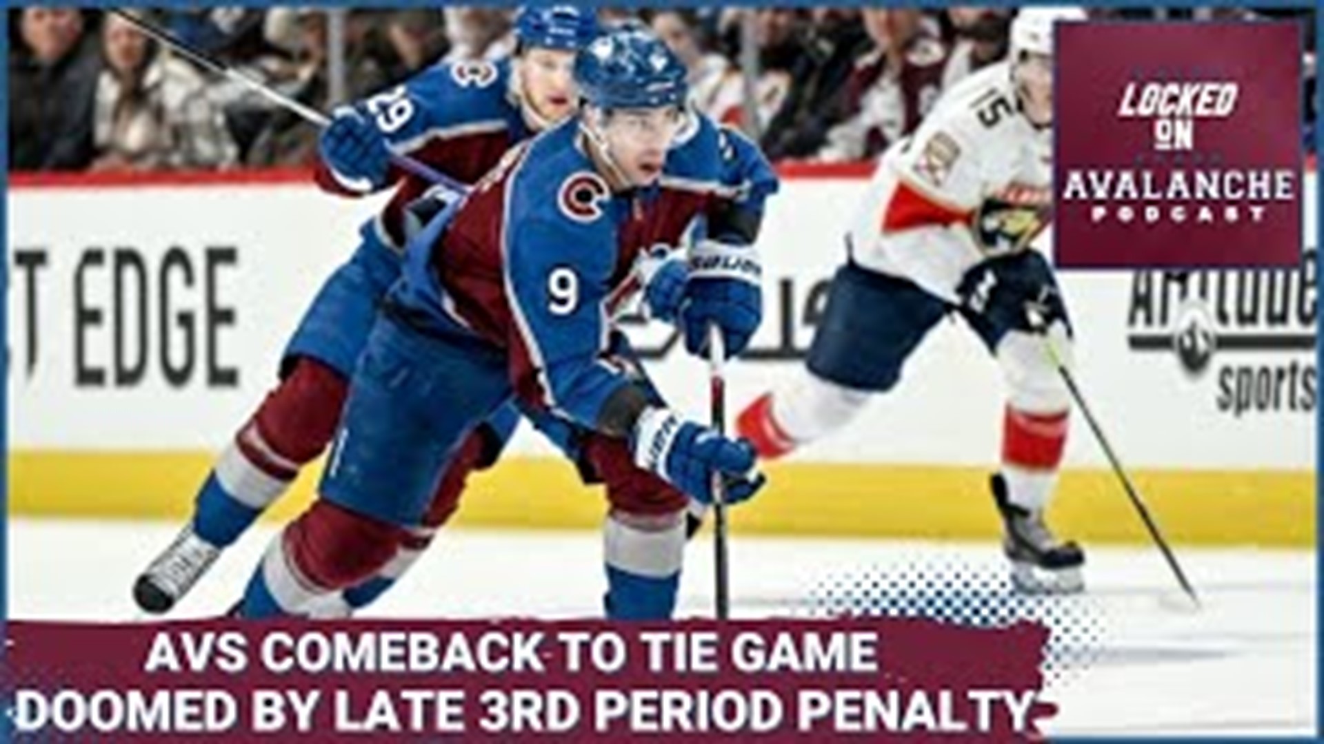 The Avs got into trouble quickly against the Panthers but managed to claw their way back from a 4-1 hole in the third period.