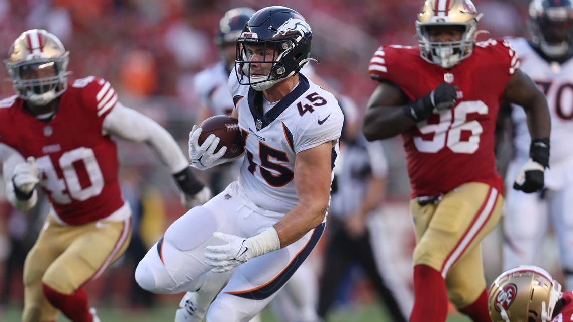 Denver Broncos Rookie TE Nate Adkins Gives Albert Okwuegbunam Props -  Sports Illustrated Mile High Huddle: Denver Broncos News, Analysis and More