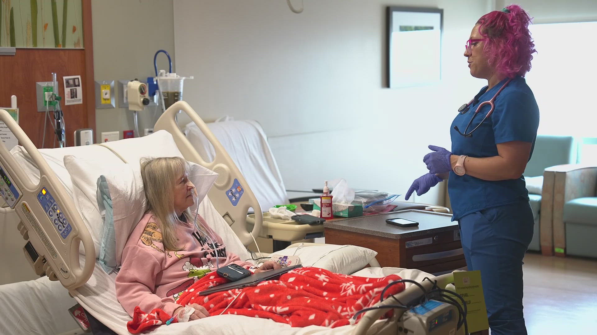 Saint Joseph Hospital in Denver is putting Microsoft's AI technology to work right in patients' rooms.  And already it's making a big impact.