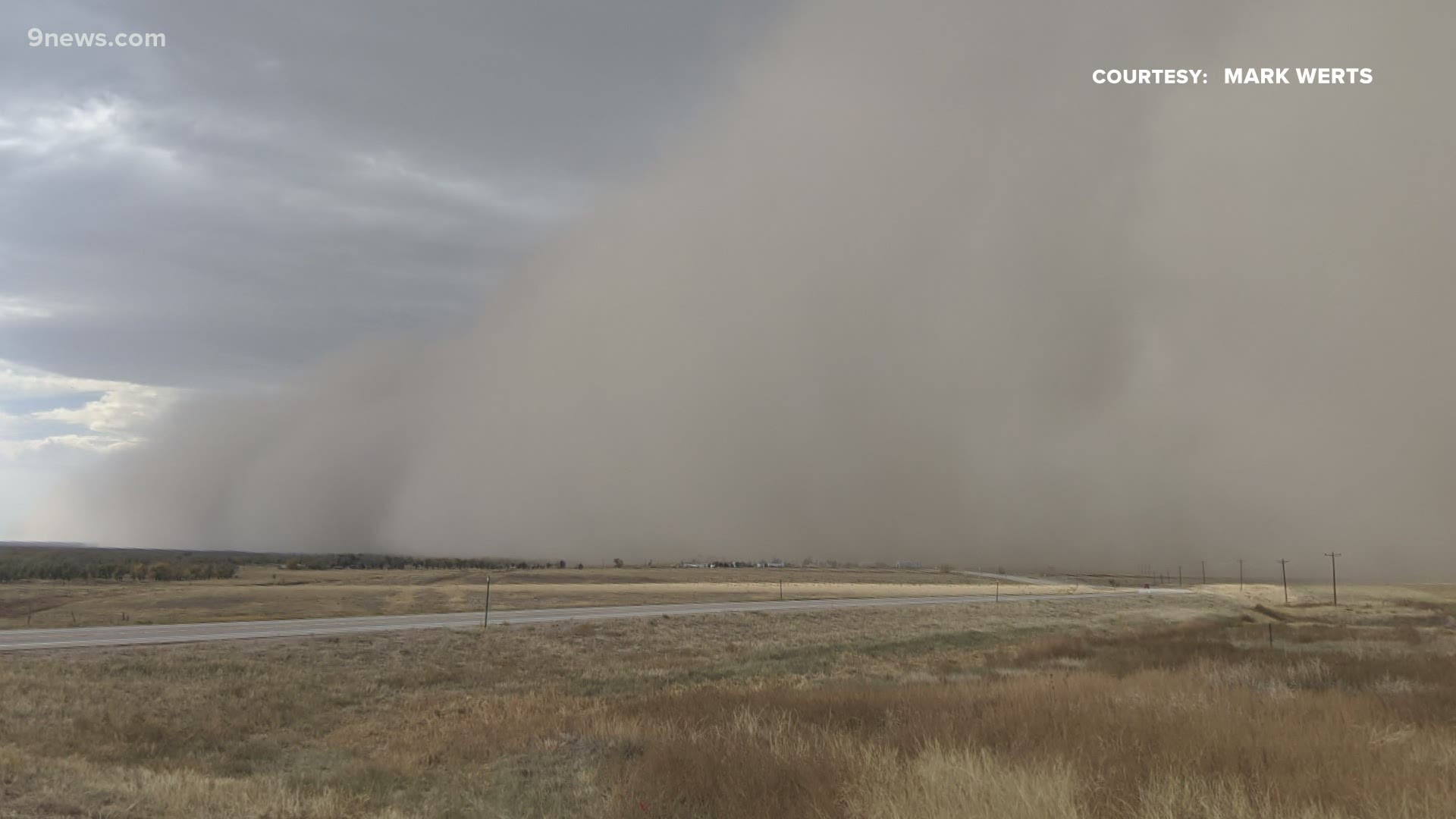 Sunday's storm front triggered a huge wall of dust and carried it more than 300 miles to the Texas panhandle.