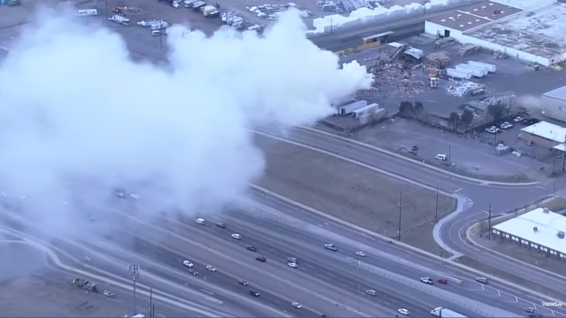 Fire at Denver recycling facility sends smoke plume into metro area