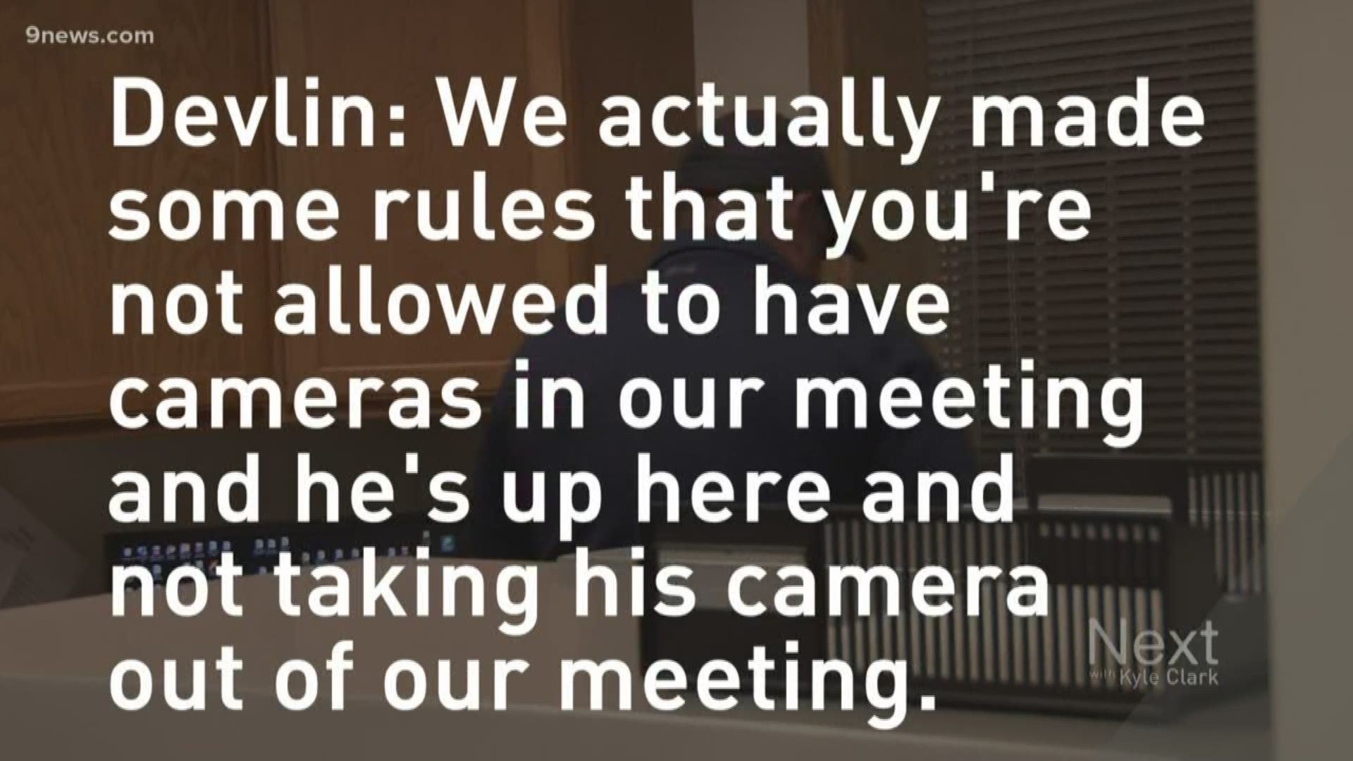 Minutes after passing that rule, they called the police on the man recording the meeting.