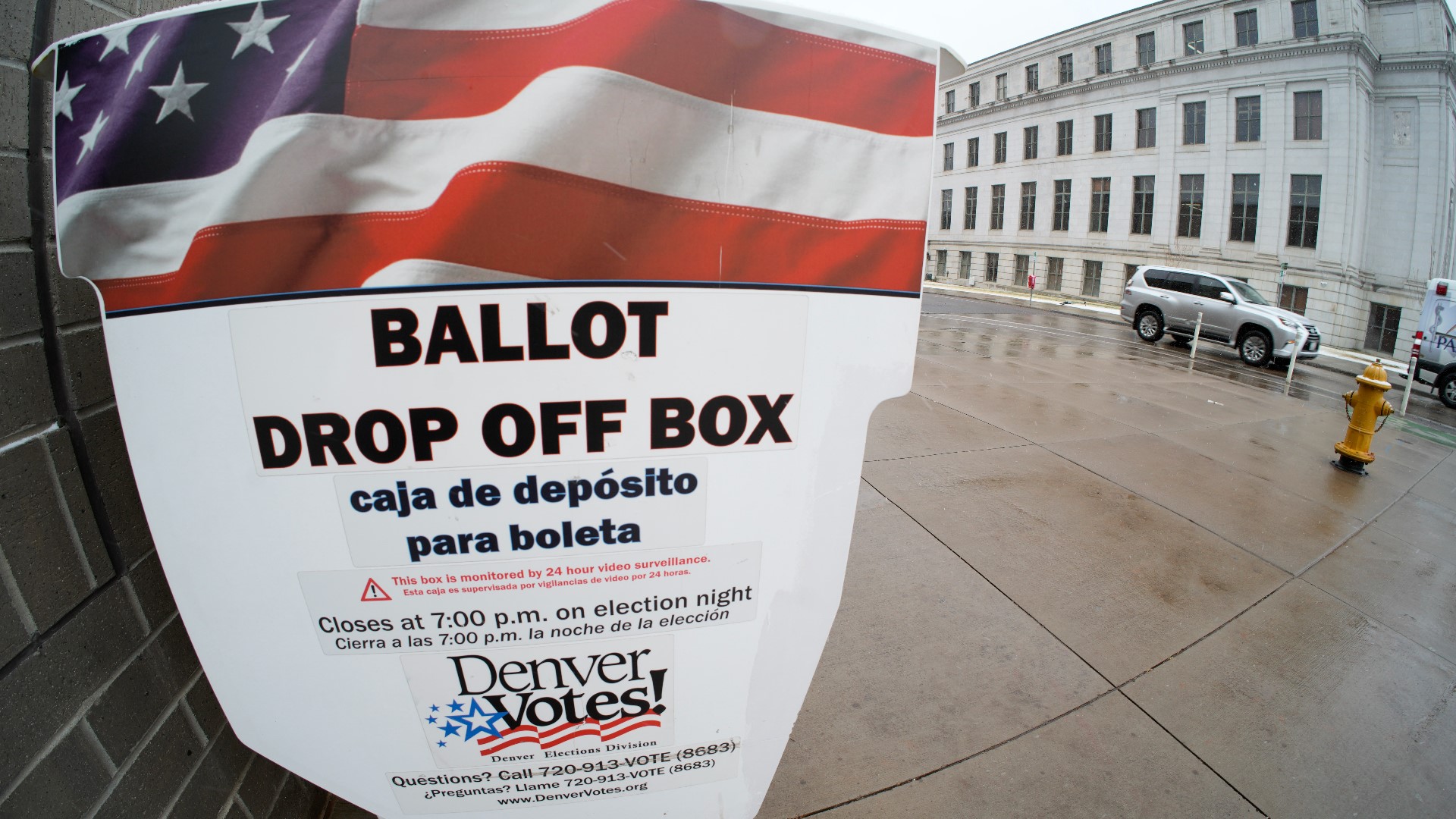 Colorado voting locations Inperson voting, ballot drop boxes