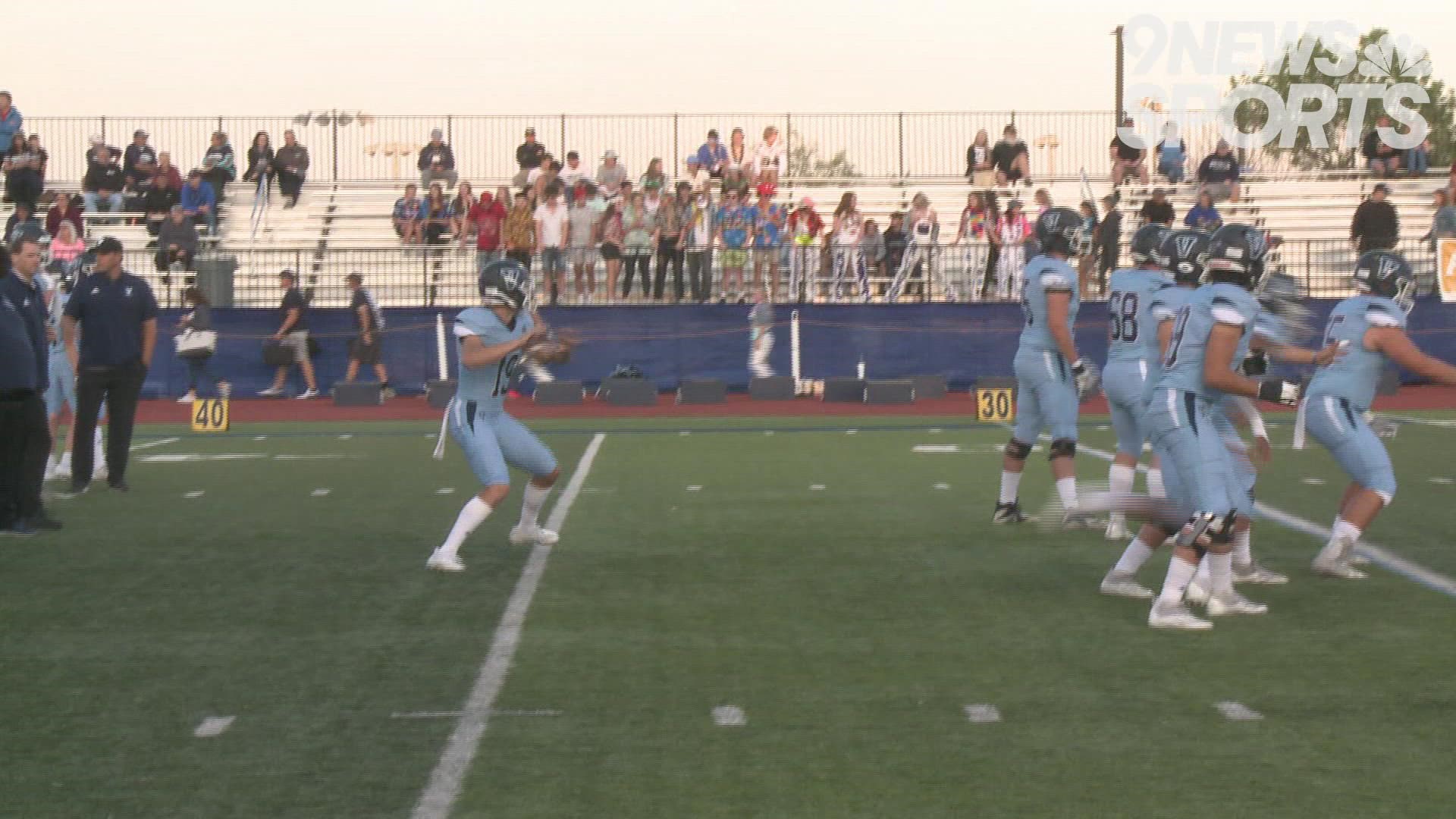 The Eagles and Rebels went back and forth on Friday night, but it was Valor Christian remaining undefeated with a 35-21 win.