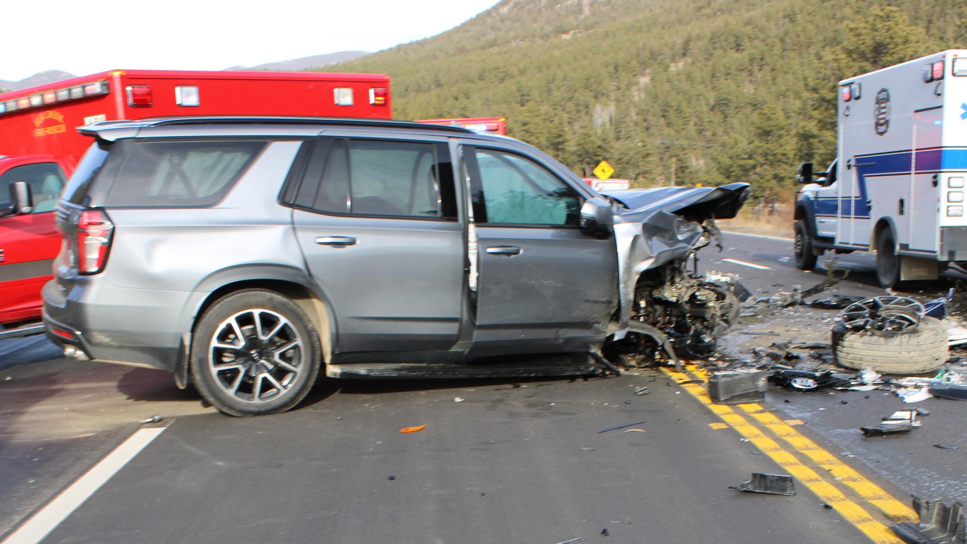 At least 5 injured in head-on crash on U.S. 285 | 9news.com