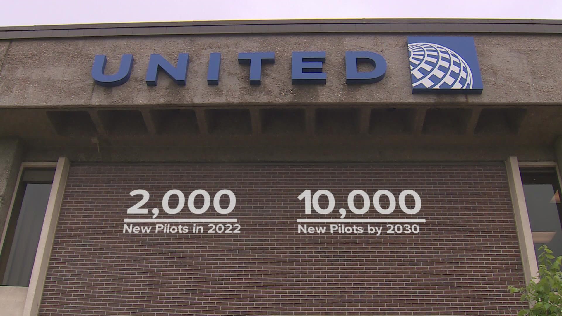 United expanding Flight Training Center in Central Park Denver | 9news.com