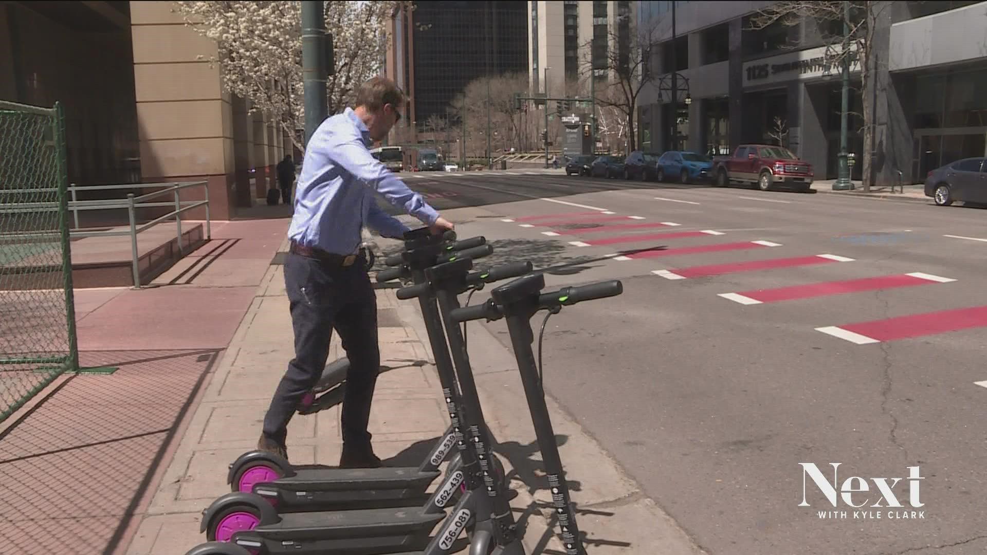 For the first time since dockless scooters and bikes descended on Denver, people can get a real time look at where and how they’re being used across the metro area.