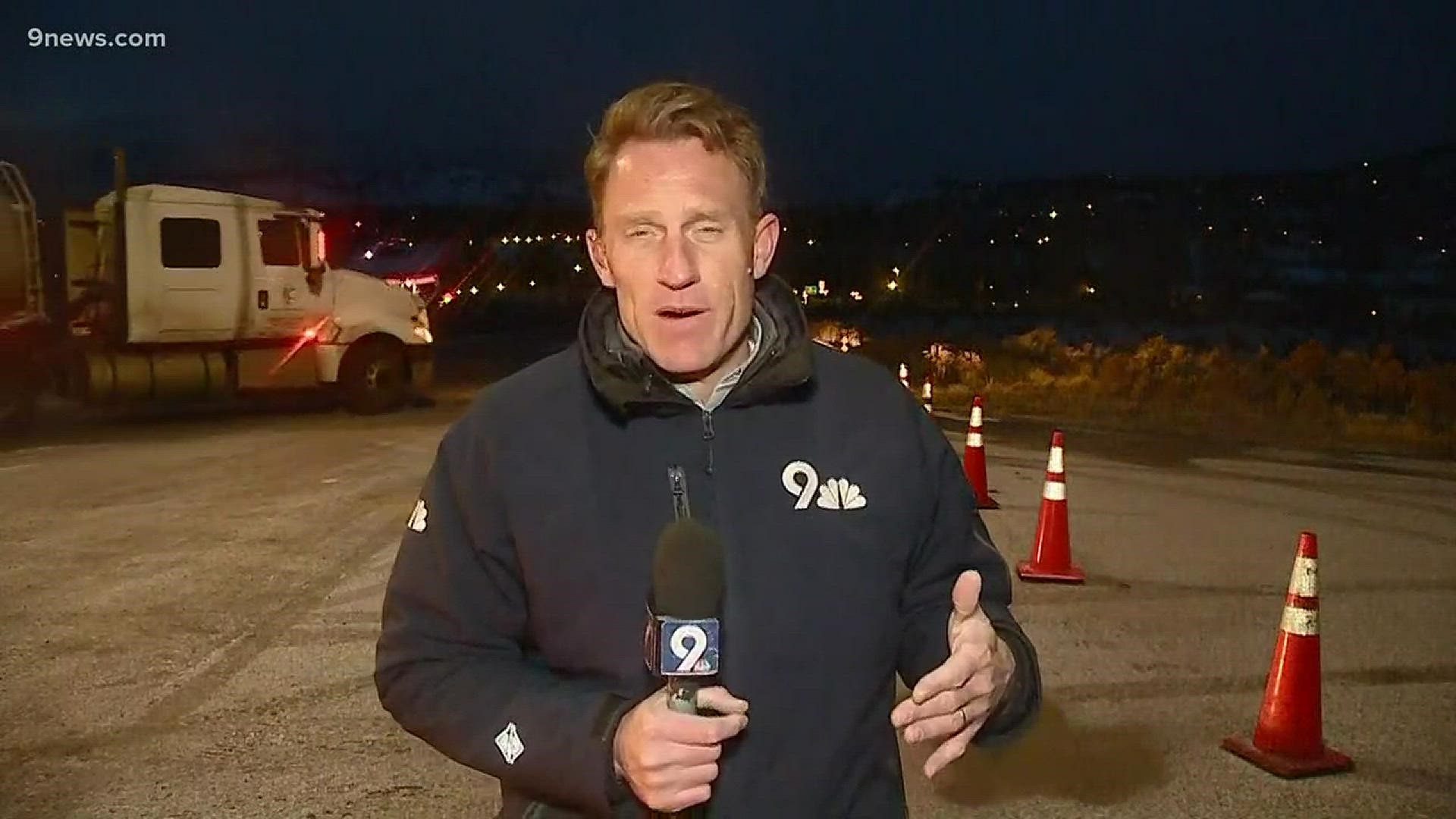 I-70 is expected to be closed through Glenwood Canyon for most of the day due to a rockslide. The detour around will add about 200 miles to your trip.