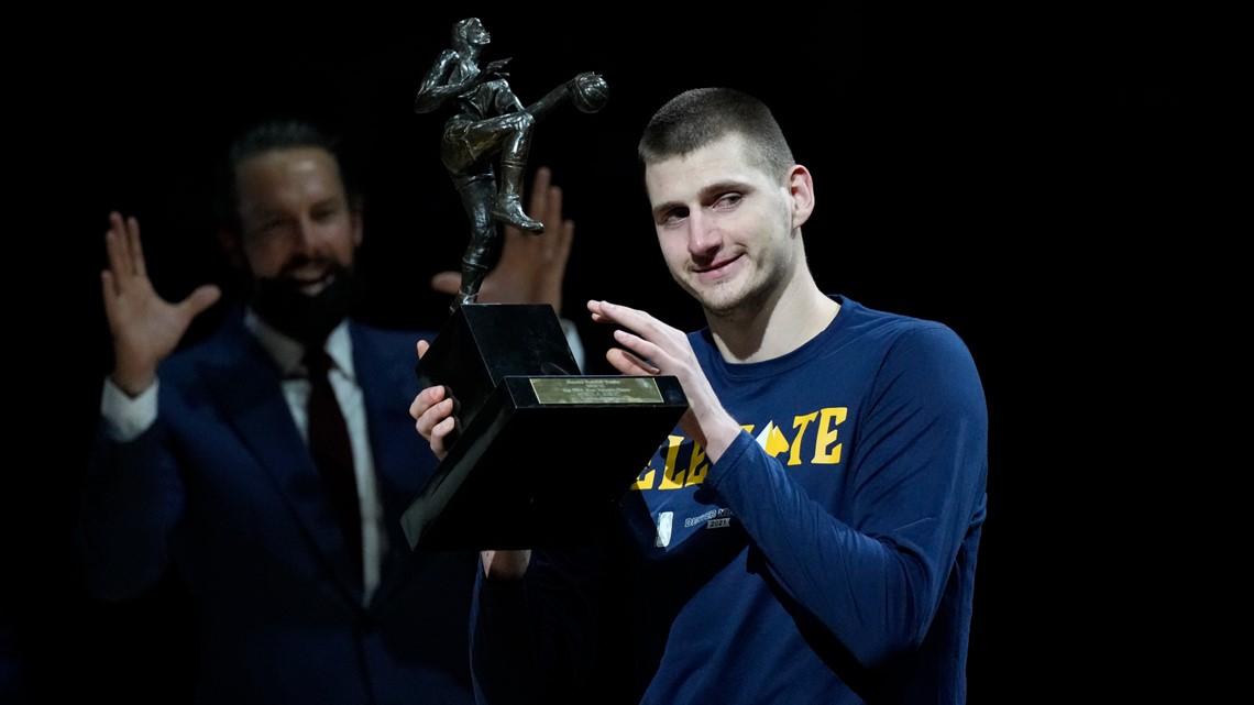Denver Nuggets lose on night Nikola Jokic receives MVP trophy | 9news.com