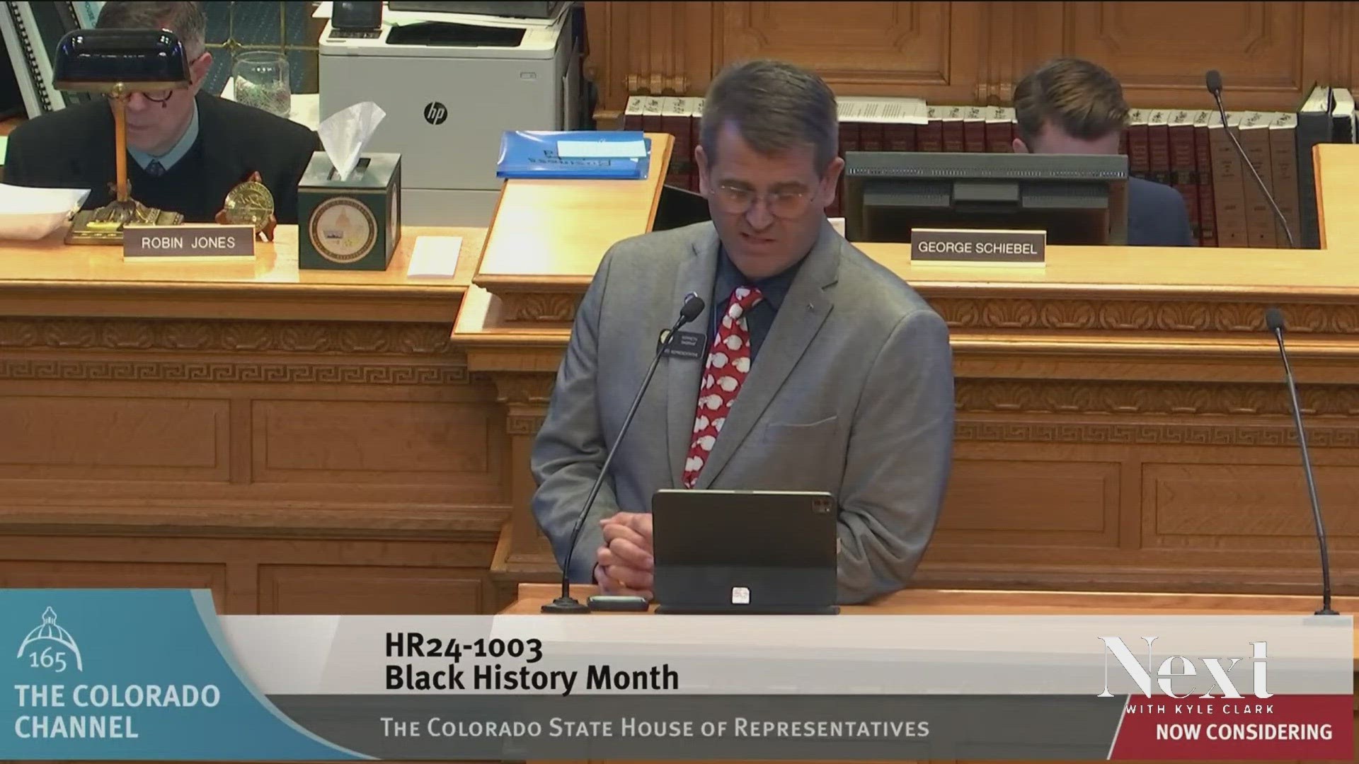 Republican State Rep. Ken Degraff was the only one to vote against the Black History Month resolution.