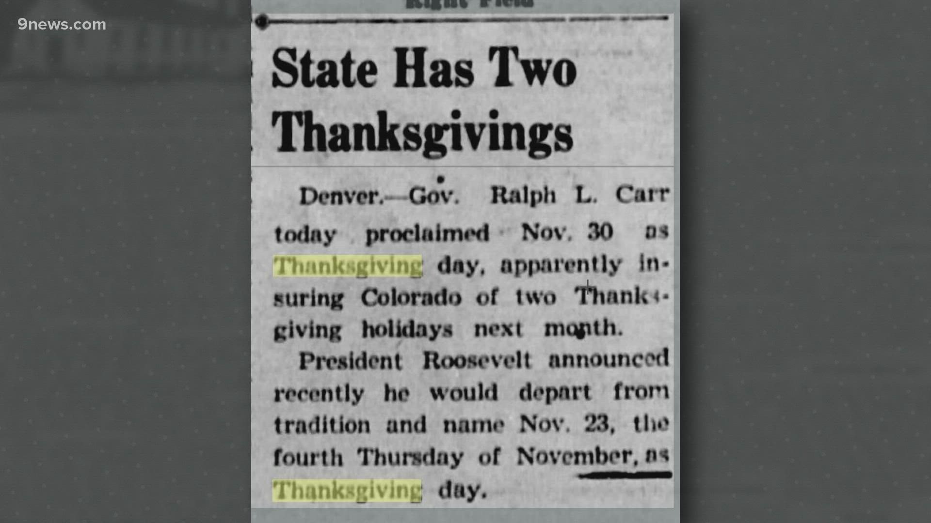 The Year Of Two Thanksgivings – Forward with Roosevelt