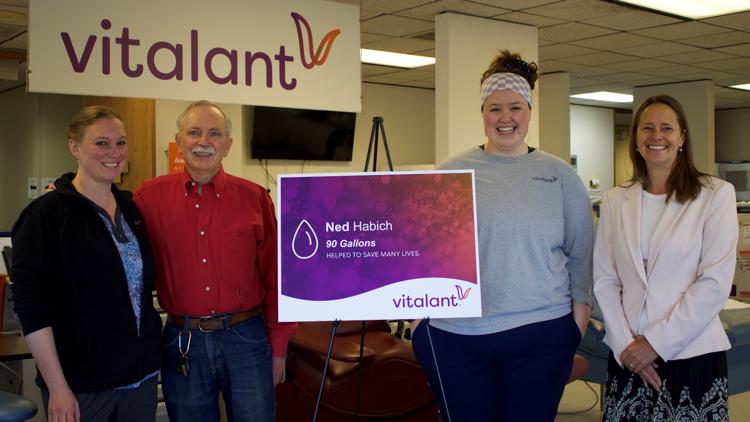 Colorado blood donor reaches 90-gallon milestone