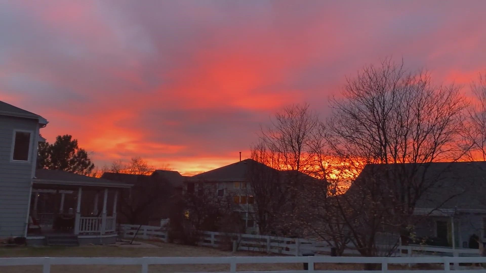 Video taken from my back deck in Greenwood Village.
Credit: Jenny Varnak