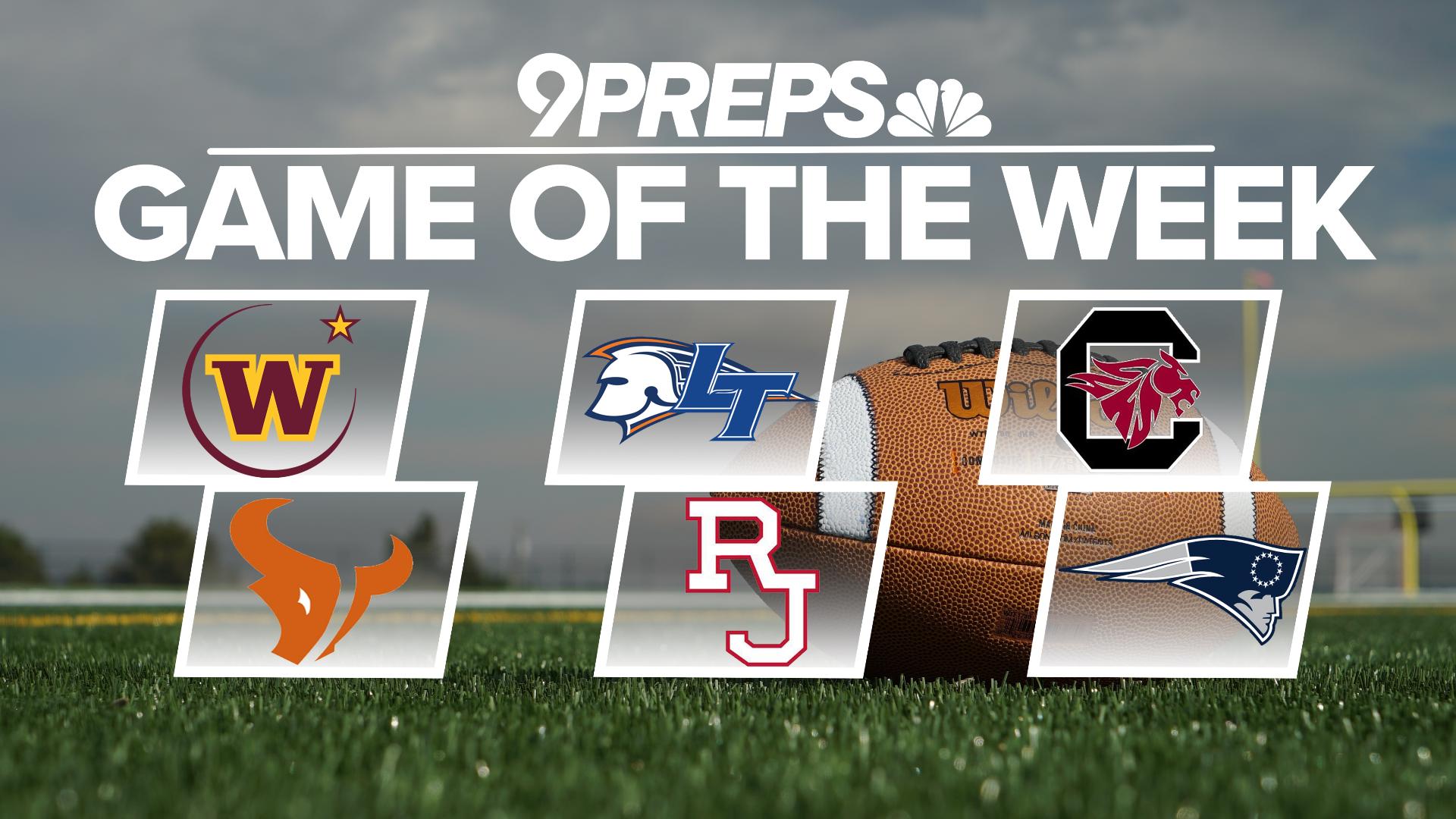 Cast your vote to help us determine which high school football game to showcase on Friday night!