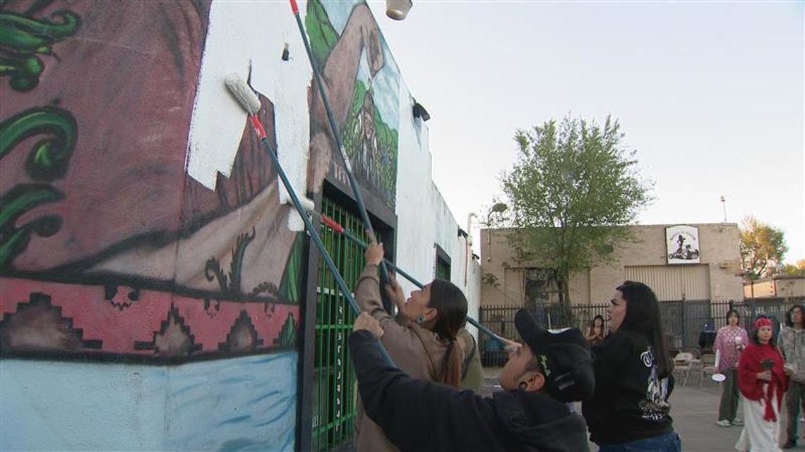 Denver artists paint over César Chávez mural to focus on women's voices amid misconduct allegations