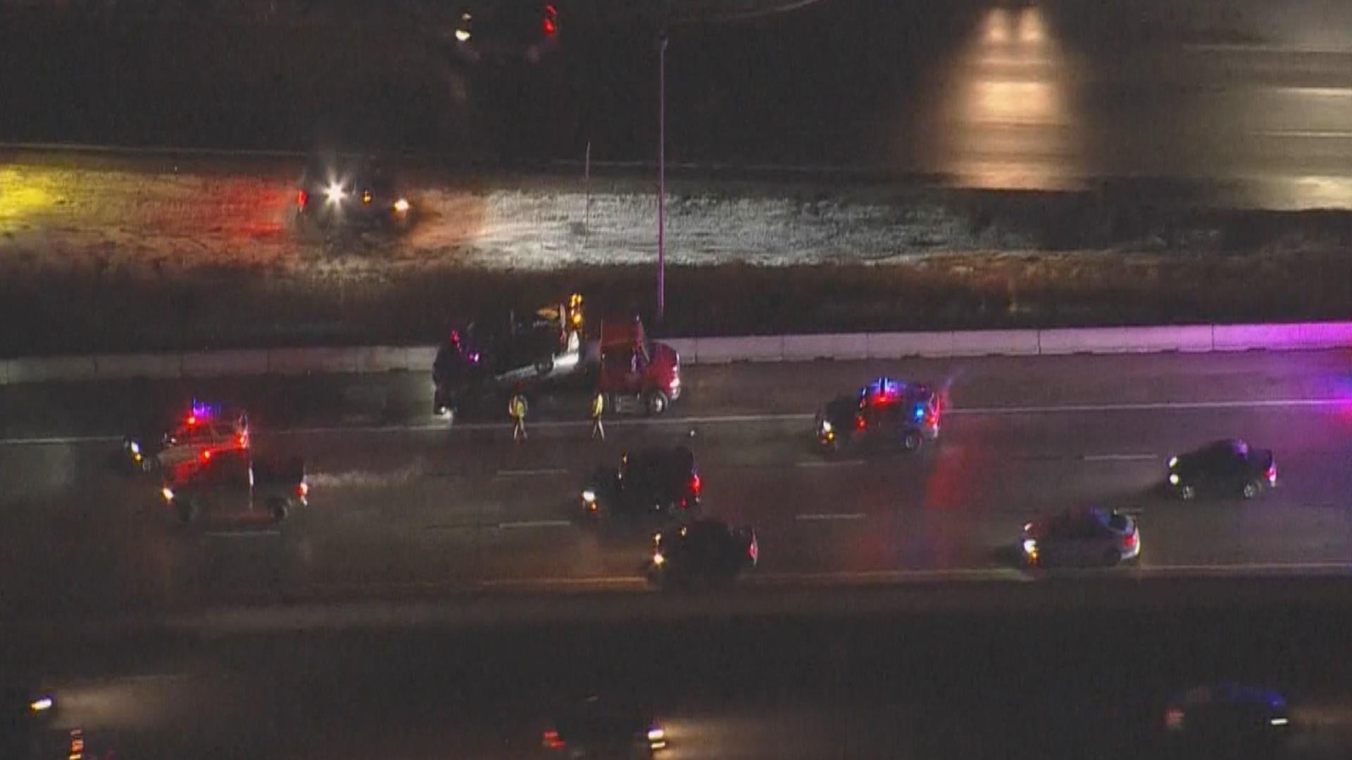 Northbound Interstate 25 reopens after crash near Castle Rock | 9news.com