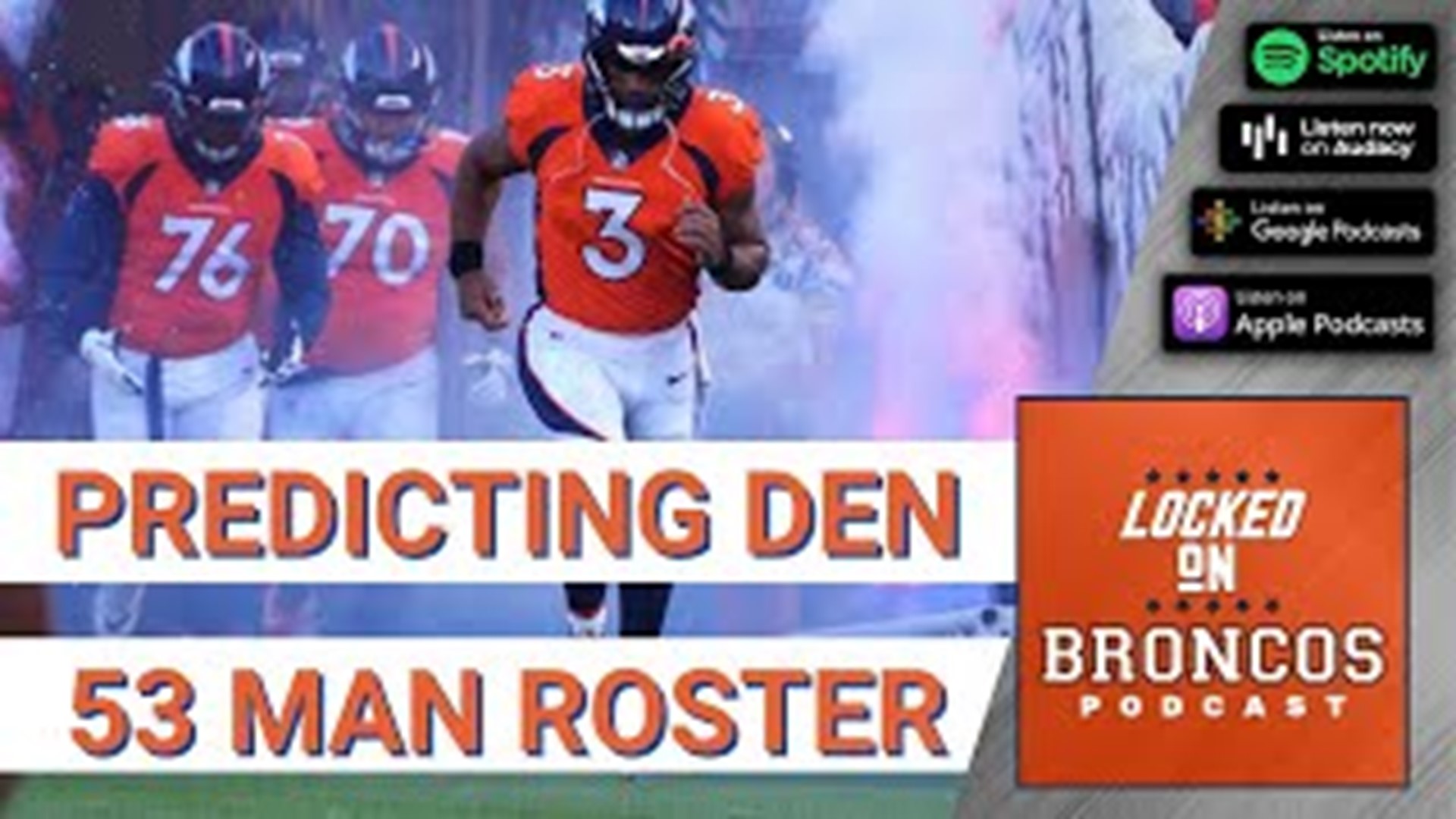 Denver Broncos: 53-man roster, sorted by jersey number