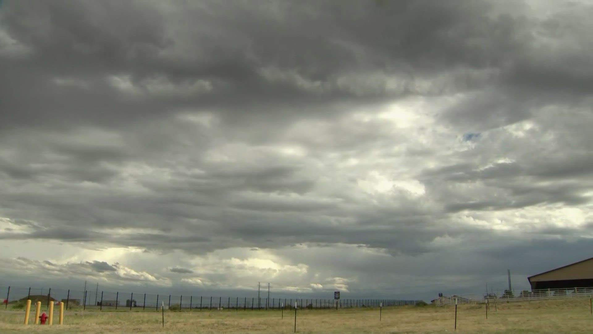 A severe thunderstorm watch has been issued for parts of Colorado, Nebraska and Wyoming until 9 p.m.