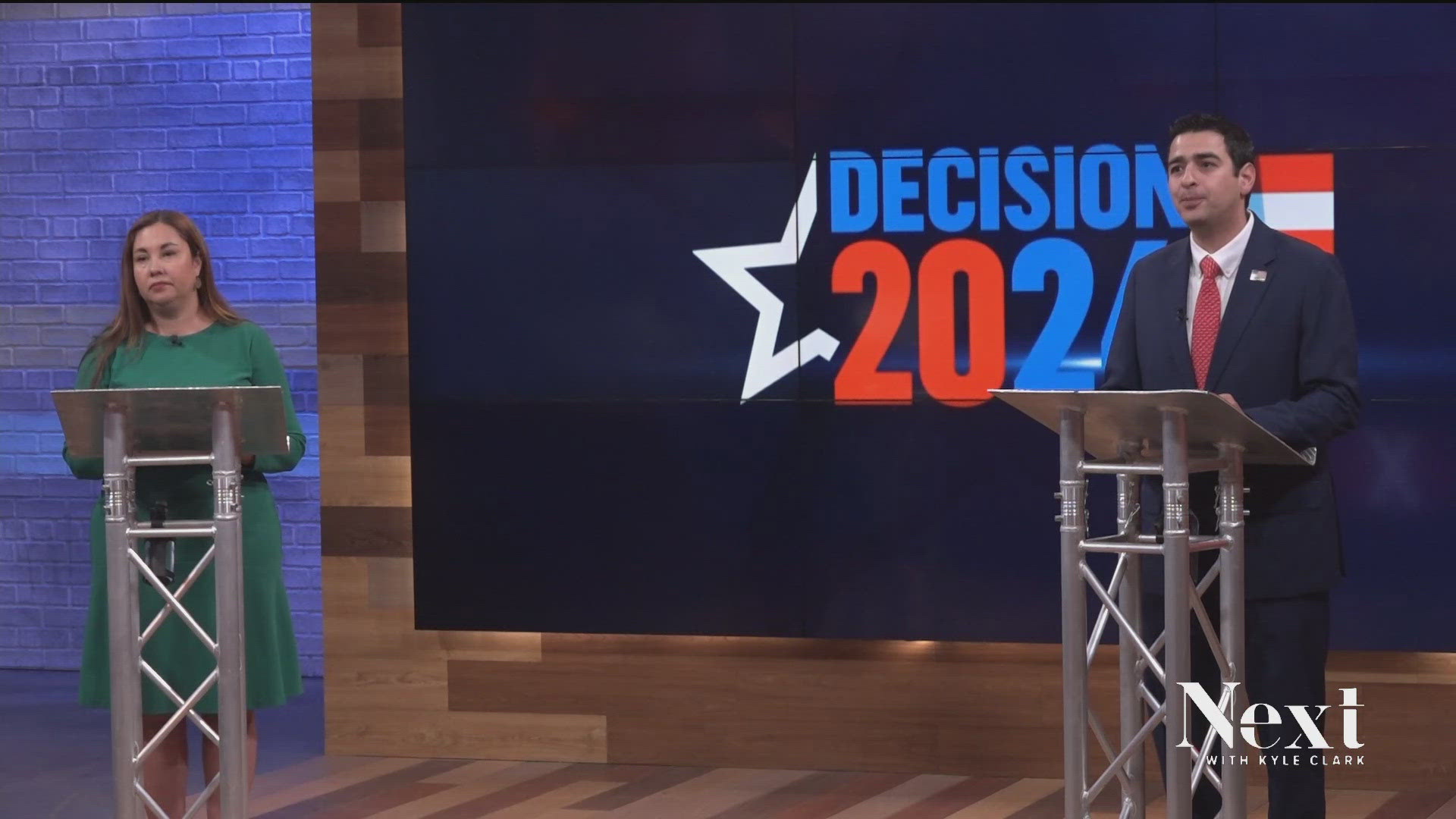 Rep. Yadira Caraveo (D) and Gabe Evans (R) are running to represent Colorado 8th Congressional District. They faced off in a live debate on 9NEWS.