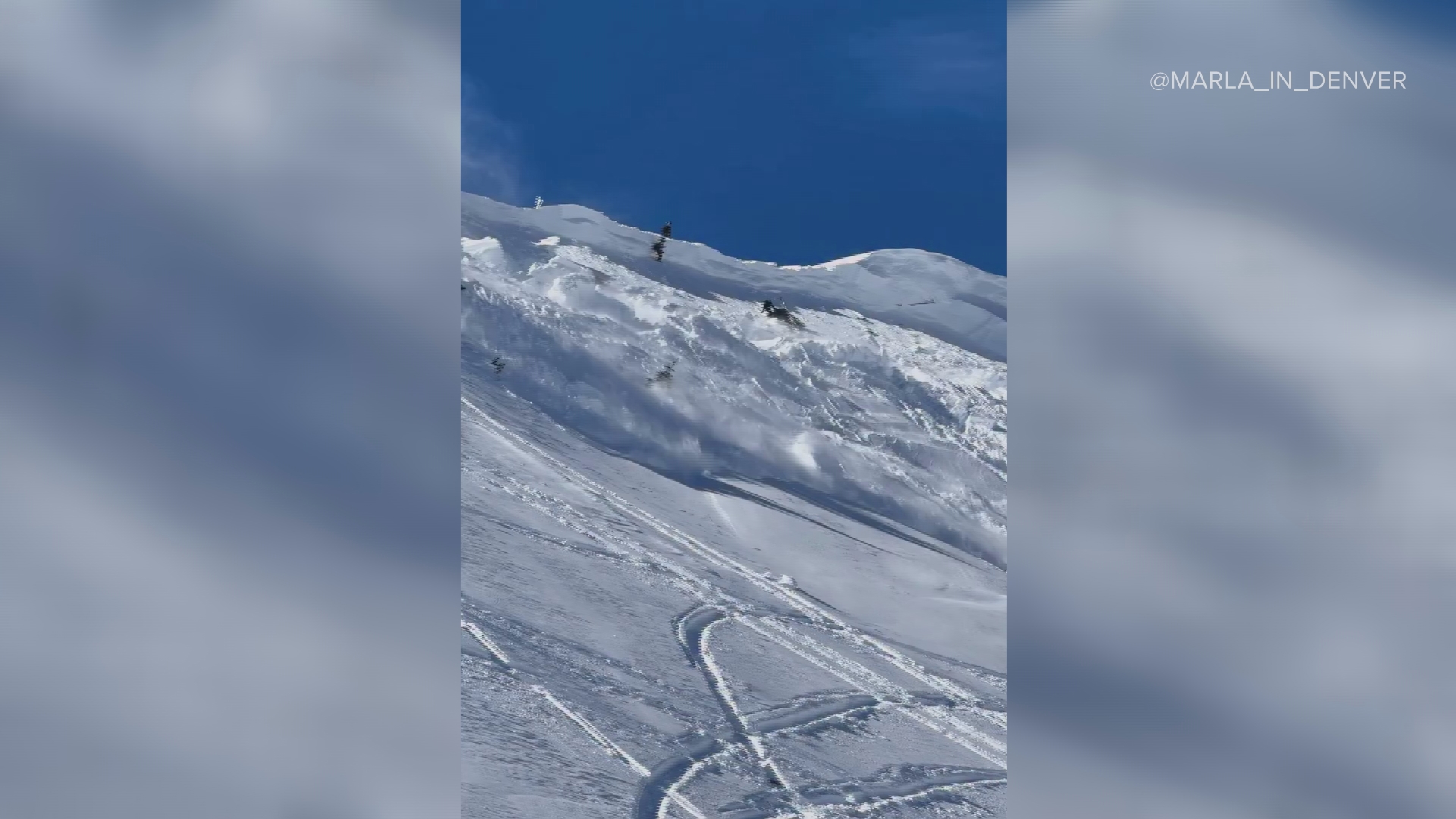 Video shows snowmobilers escape Gravel Mountain avalanche | 9news.com