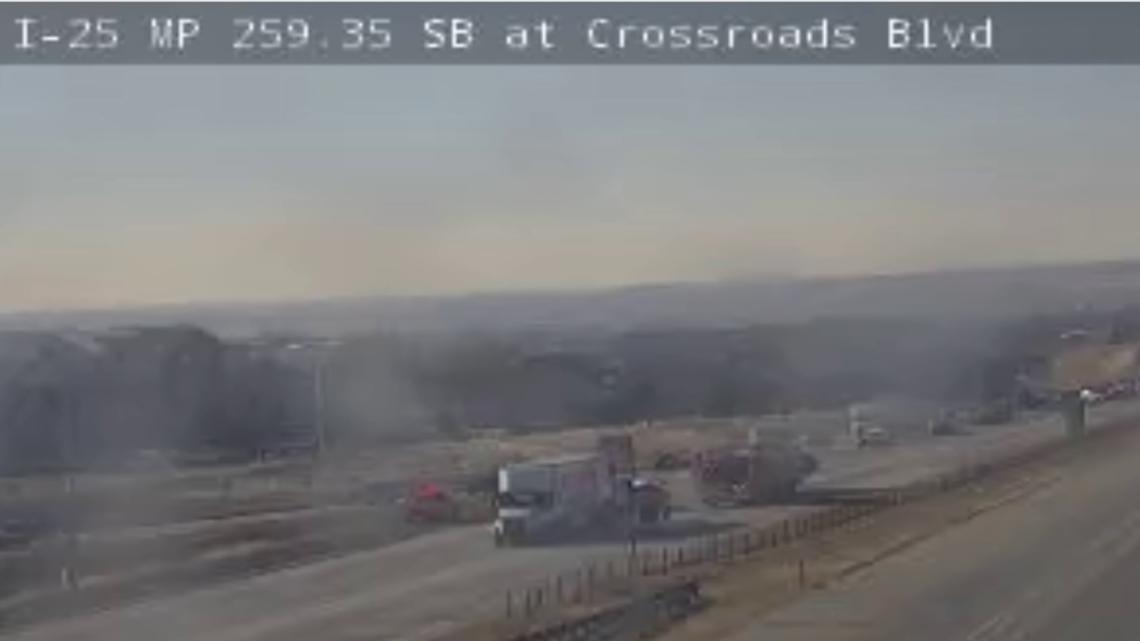 Deadly crash closes northbound I-25 in Loveland | 9news.com