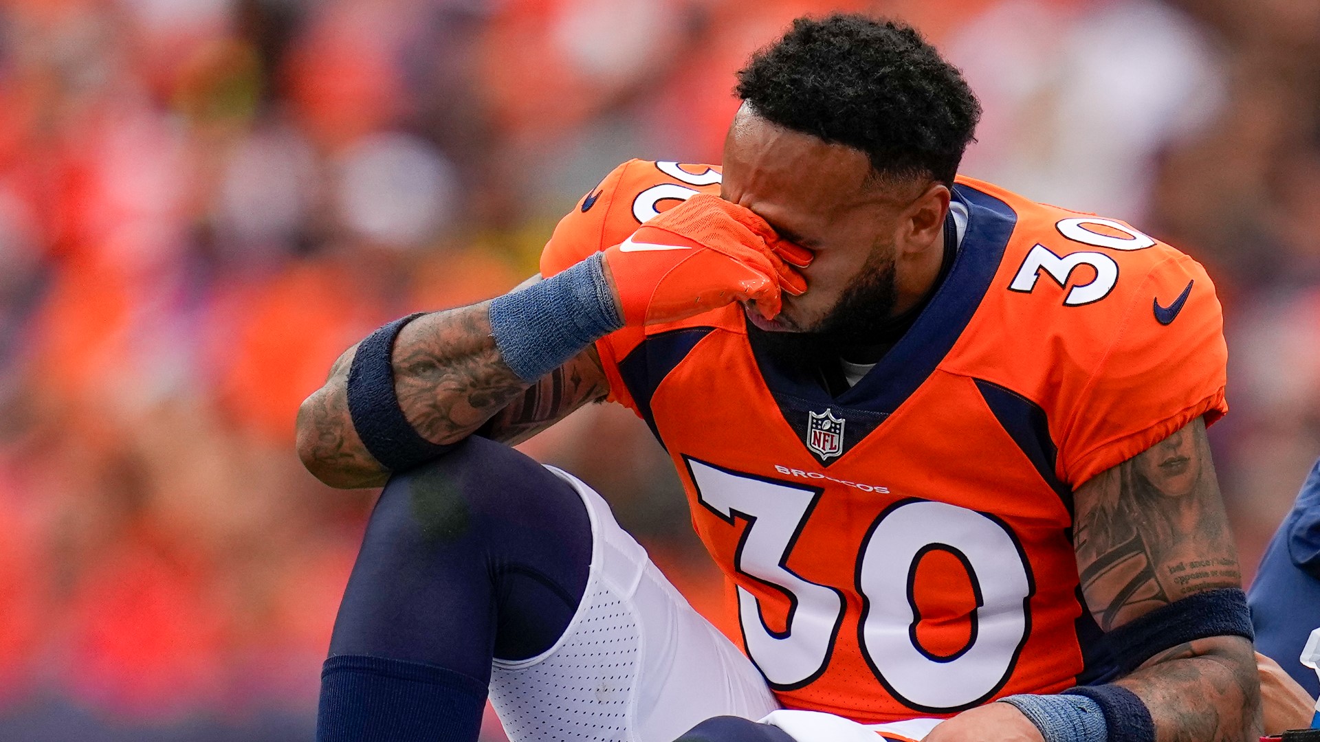 Broncos safety Caden Sterns officially waved after injuries | 9news.com