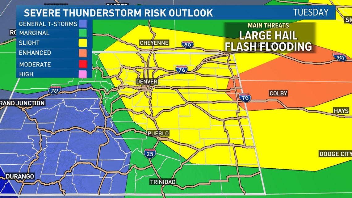 4th of July weather Severe storms possible in Colorado Flipboard