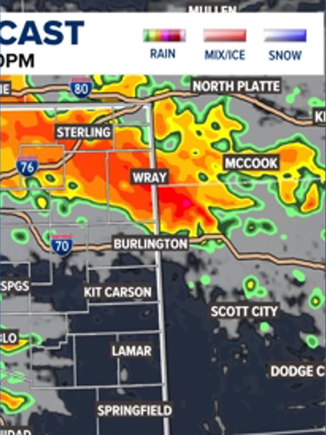 Cold front brings rain and snow to Colorado: Latest Denver forecast ...
