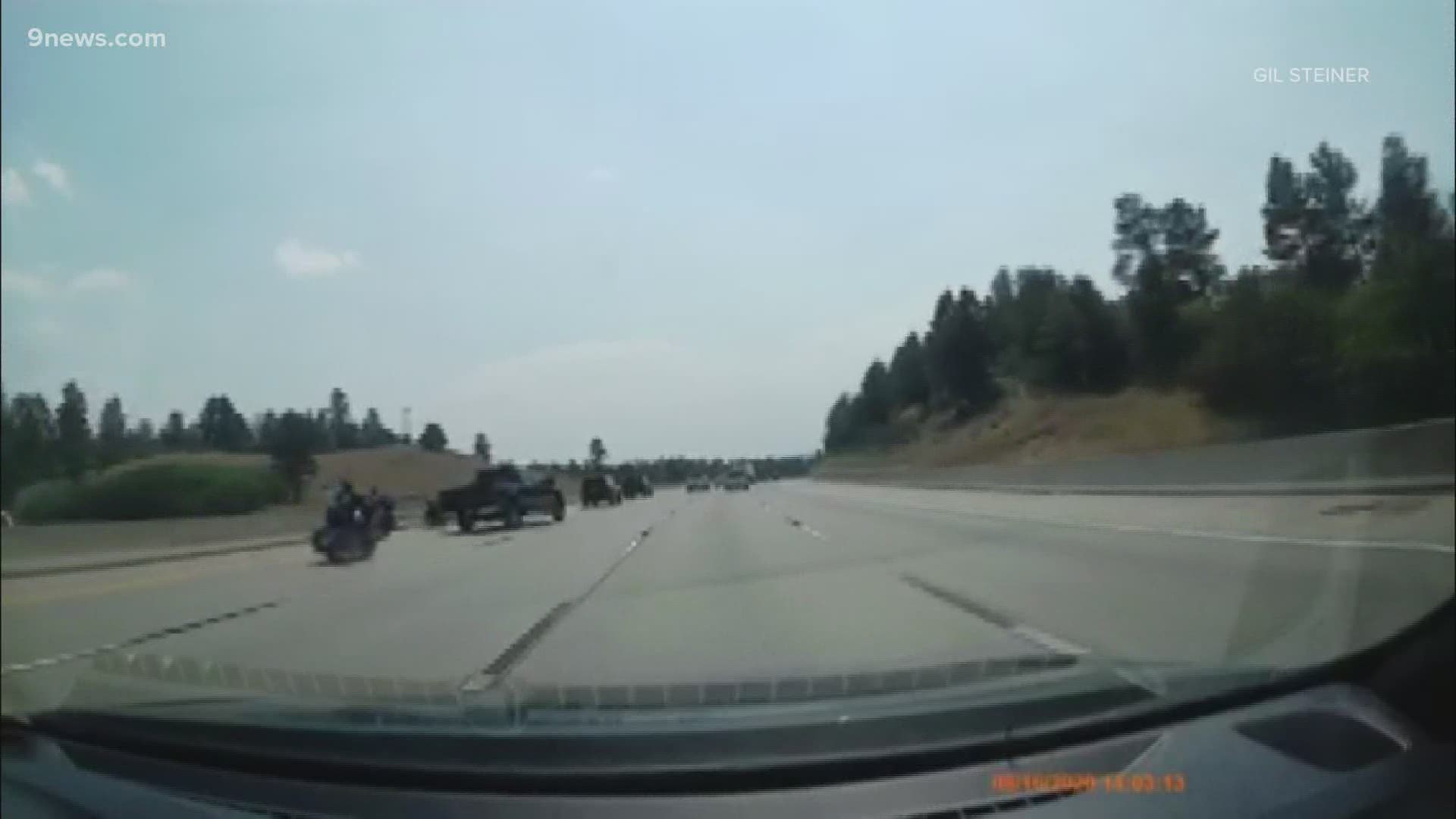 The man on the motorcycle is 54-year-old Quentin Quidley. Passing through Colorado on a bike trip with his brother and two of their friends. Today, he is in the ICU.