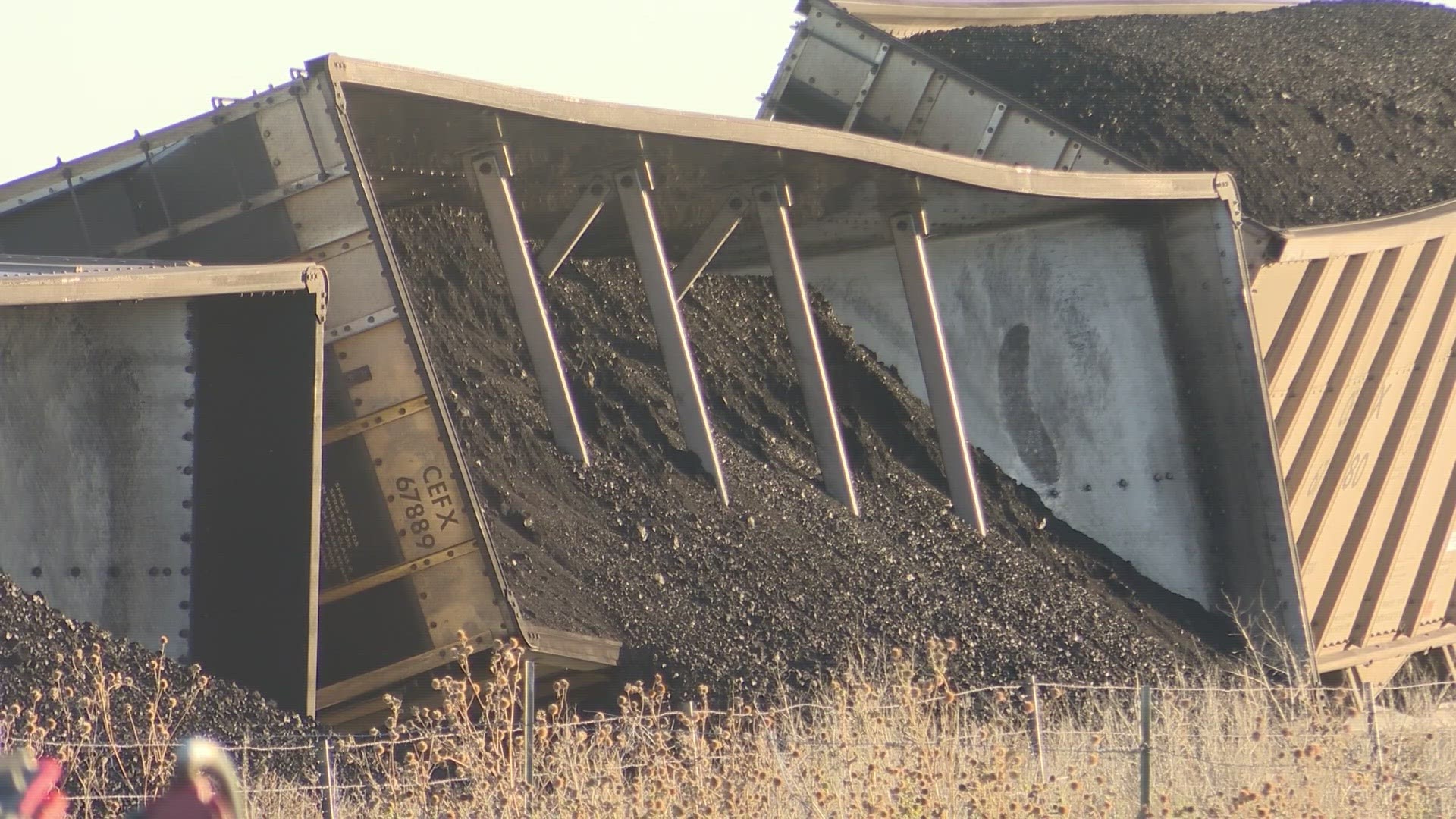 Gov. Jared Polis said cleanup work has not yet begun because the NTSB needs to give the state the go-ahead to begin work.