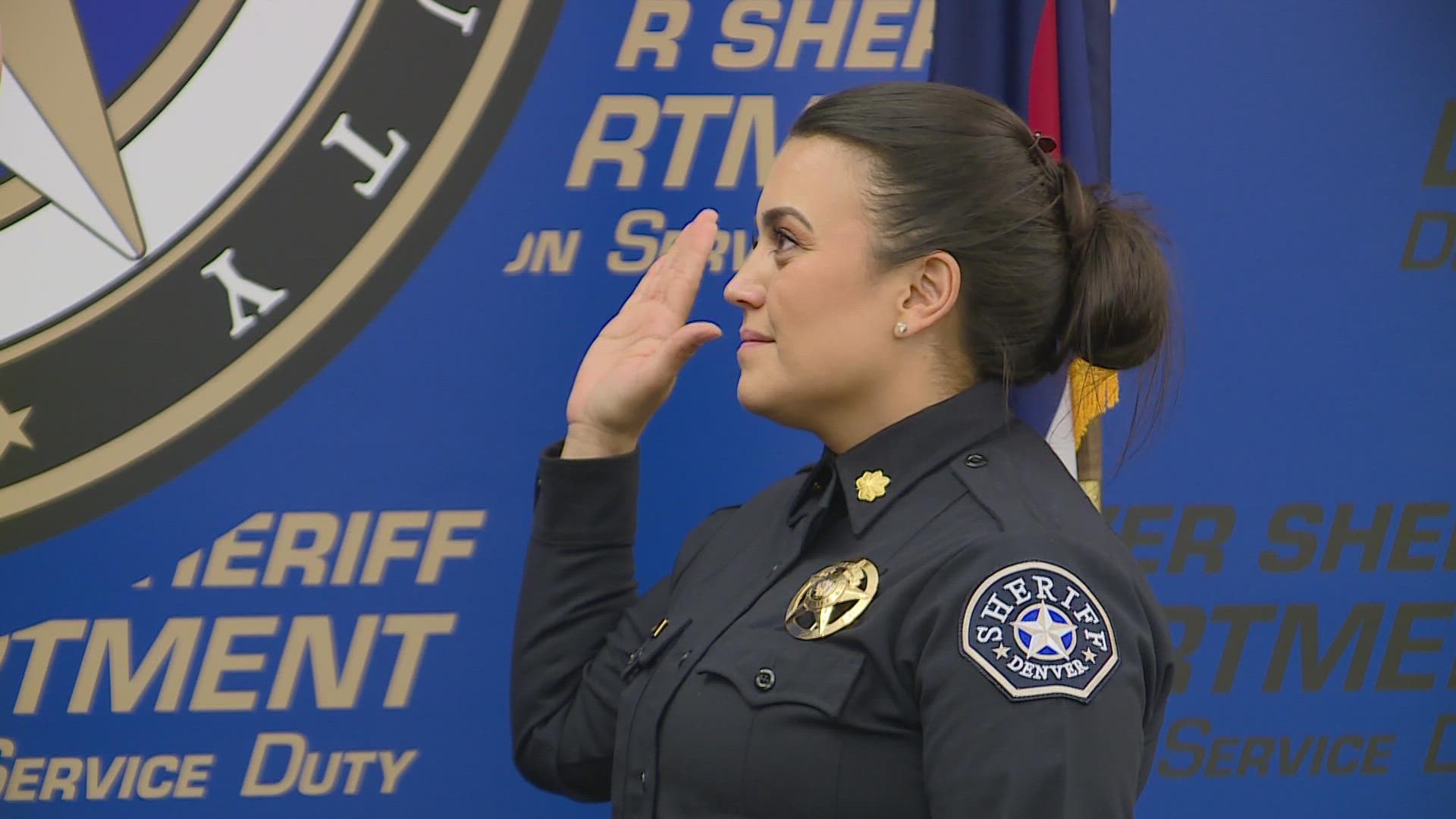 Janelle Orozco worked her way up through the ranks from deputy, to sergeant, then captain, and now major.