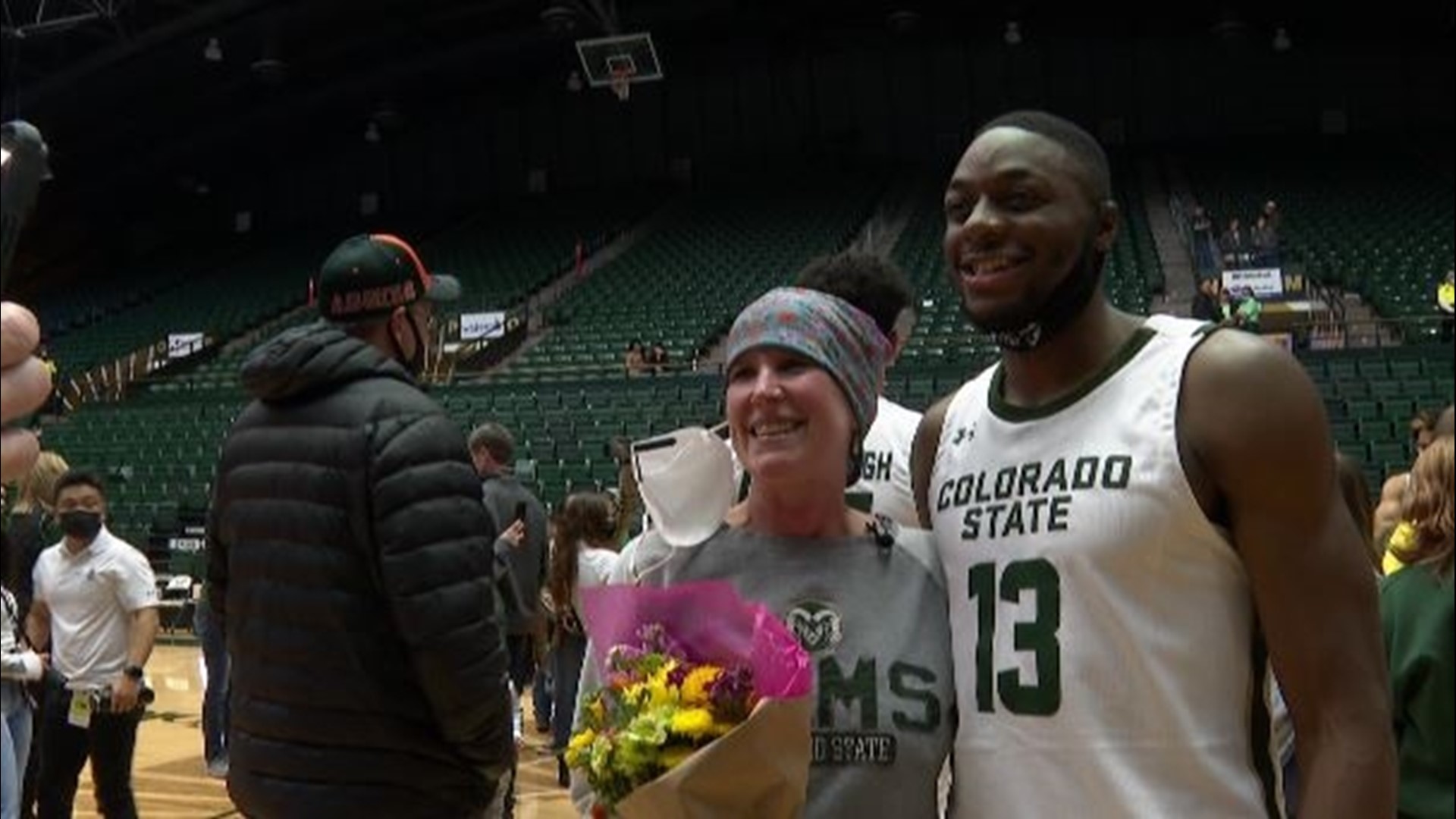 Fifth-year player Chandler Jacobs met Rebecca Steiner through the team's Bigger Than Basketball event. He didn't anticipate becoming her new biggest fan.