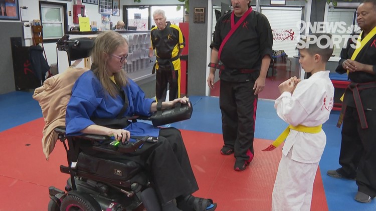 Colorado woman combats norms by becoming first in her school to obtain black belt in a wheelchair