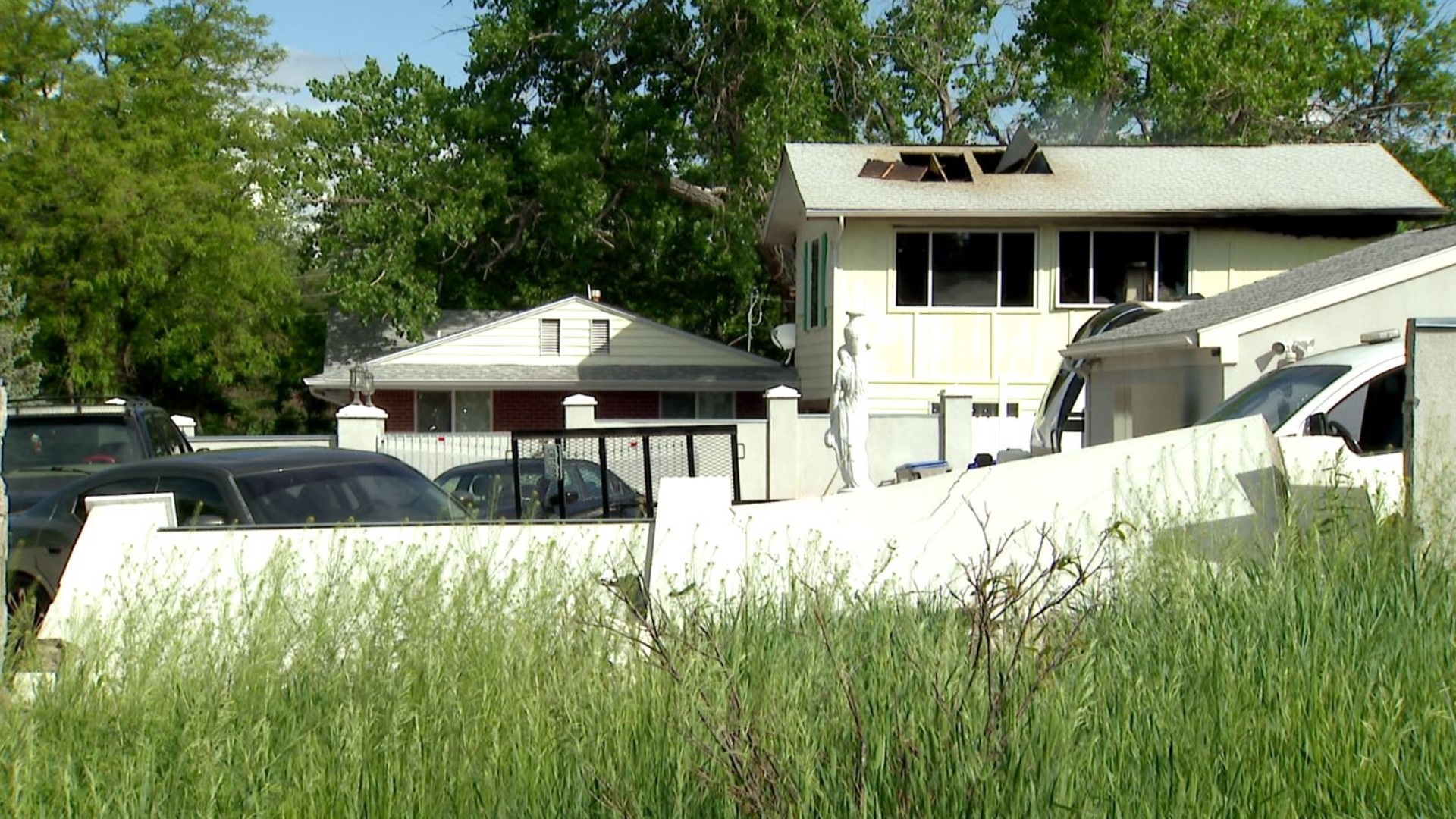 Battery starts house fire in Centennial