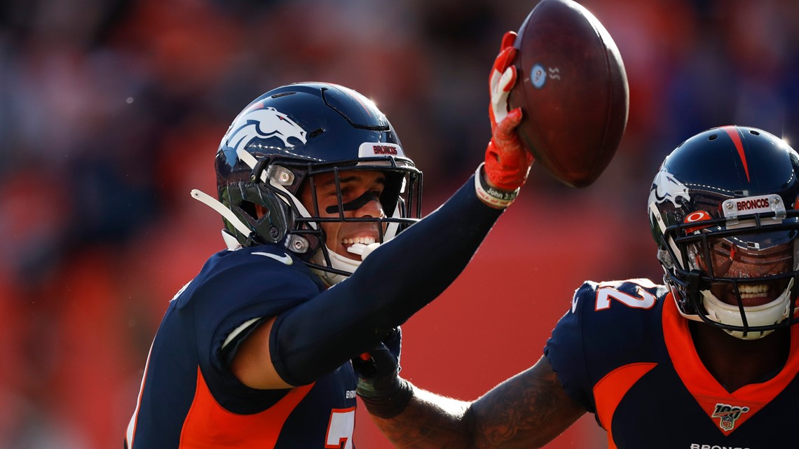 Broncos' new Snowcapped helmets a nod to storied past