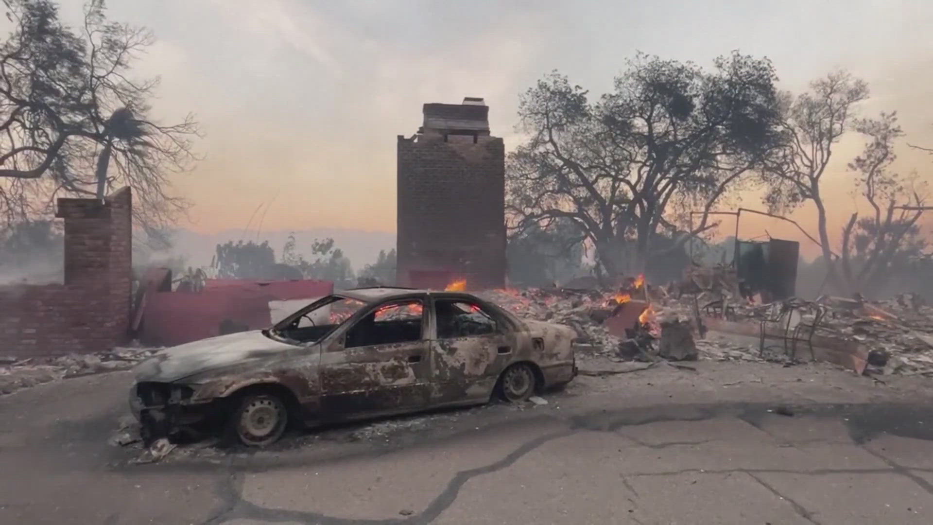 The wildfire has burned more than 20,000 acres and destroyed at least 132 homes.