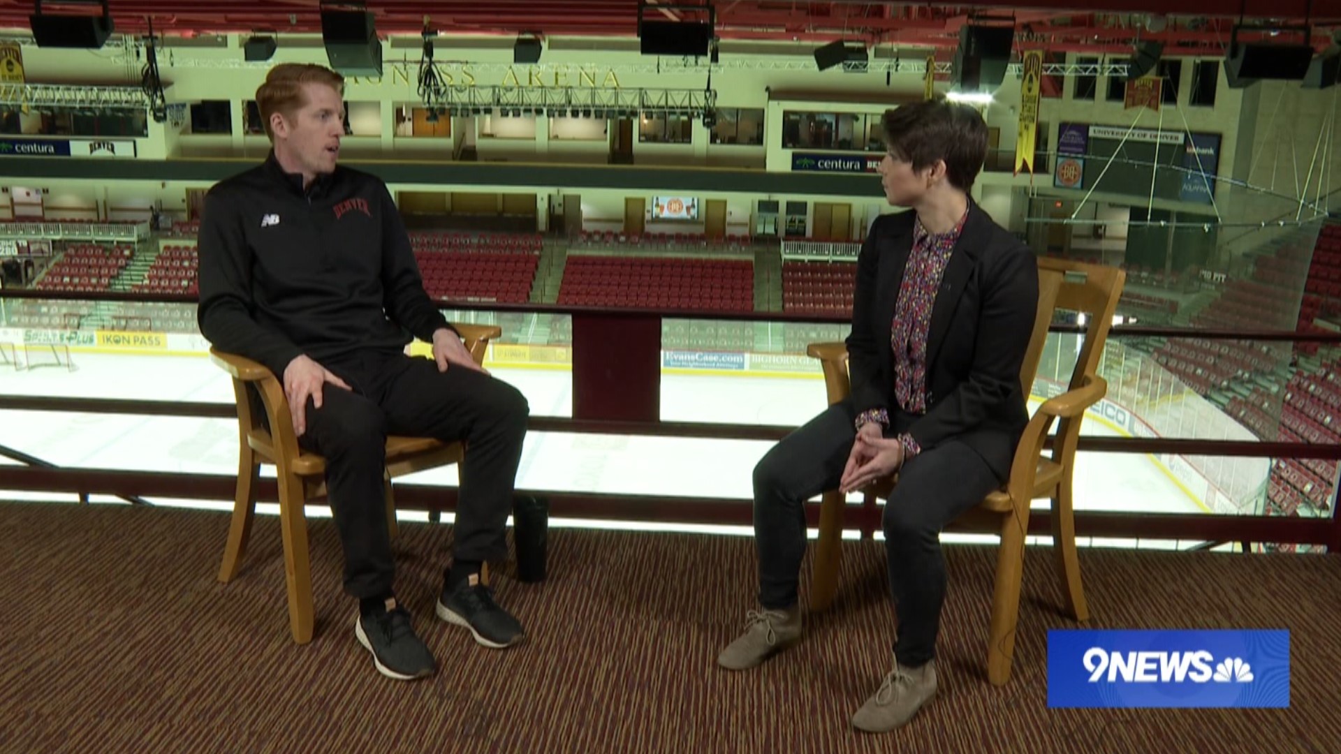 9NEWS Sports Reporter Arielle Orsuto sat down with University of Denver hockey head coach David Carle before the Pioneers head to Boston for the Frozen Four.