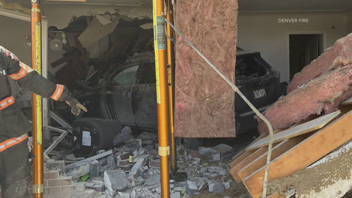 Car crashes into home, driver taken to hospital | 9news.com
