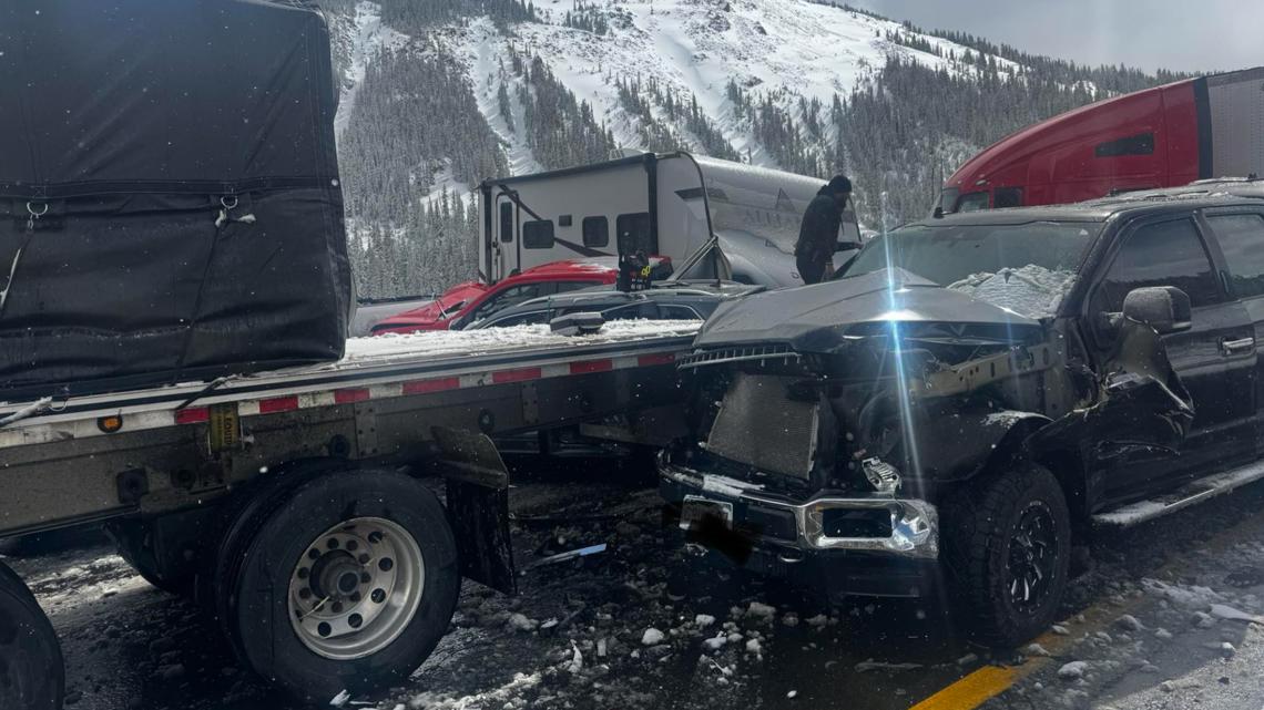 I-70 closed at Eisenhower Tunnel due to large crash involving 75+ vehicles
