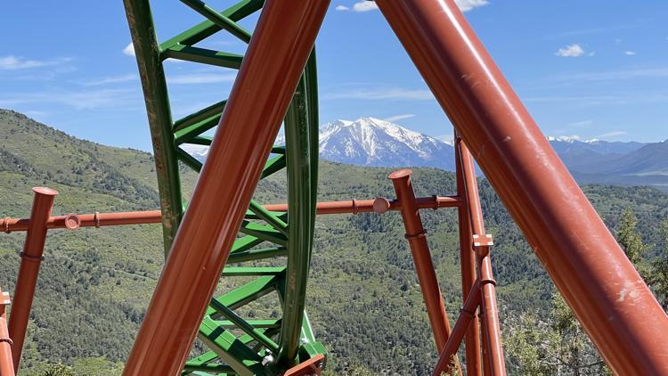 Highest looping roller coaster in the US opens in Colorado